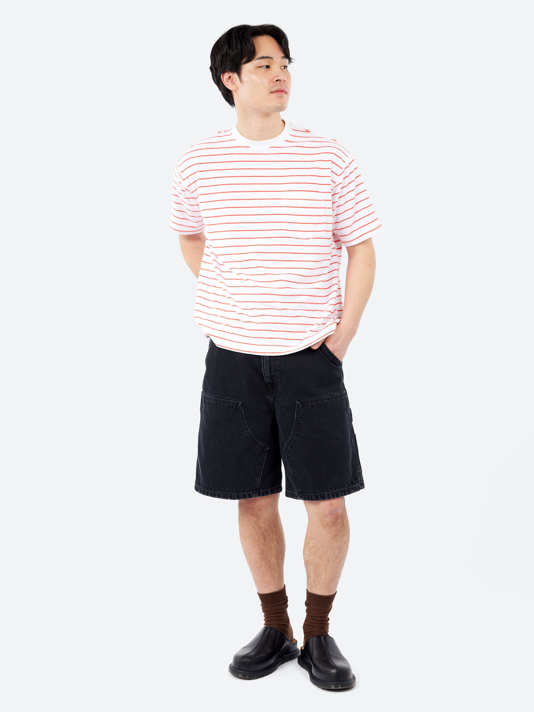 Pocket Tee Pile Stripe