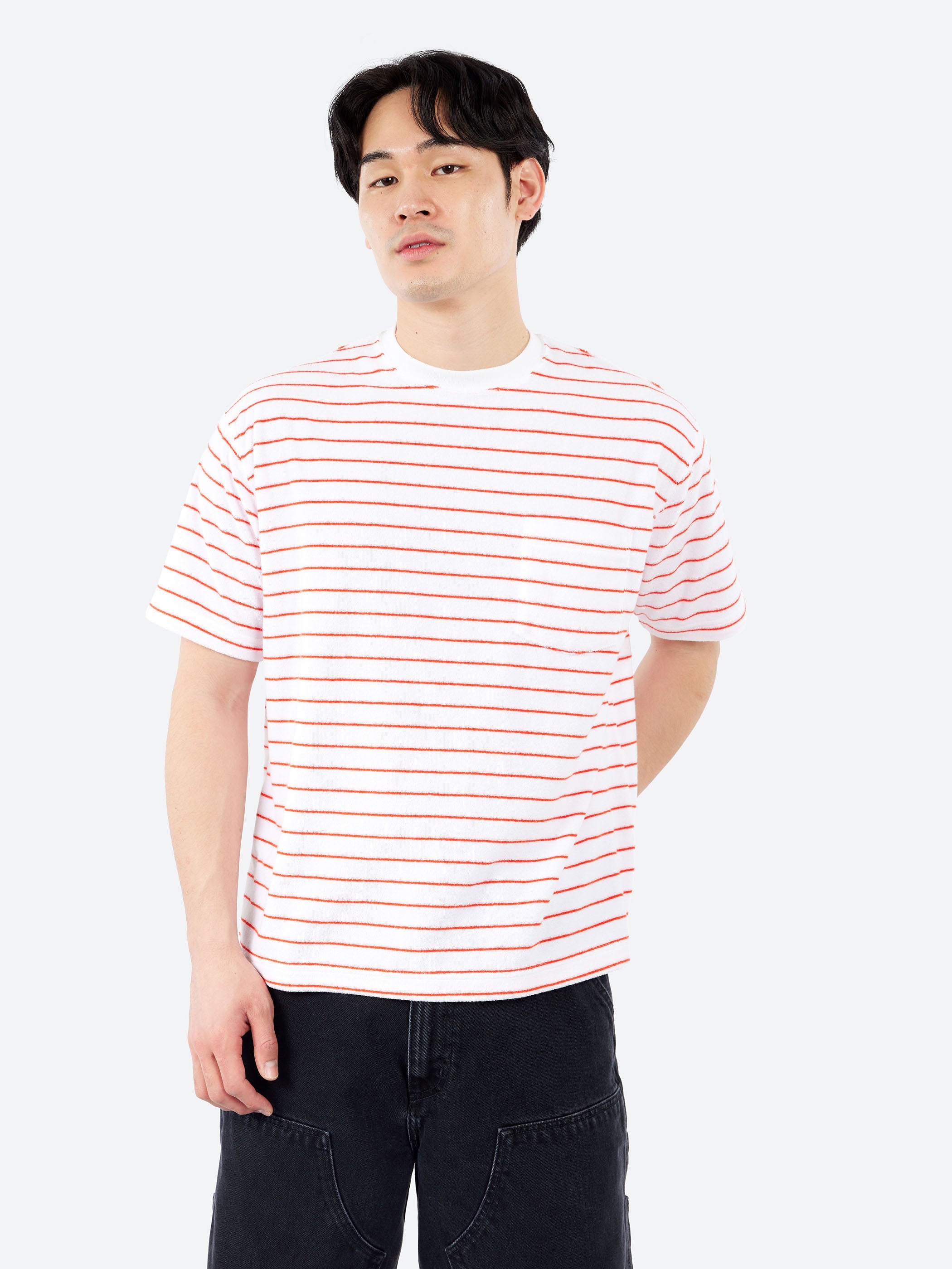 Pocket Tee Pile Stripe