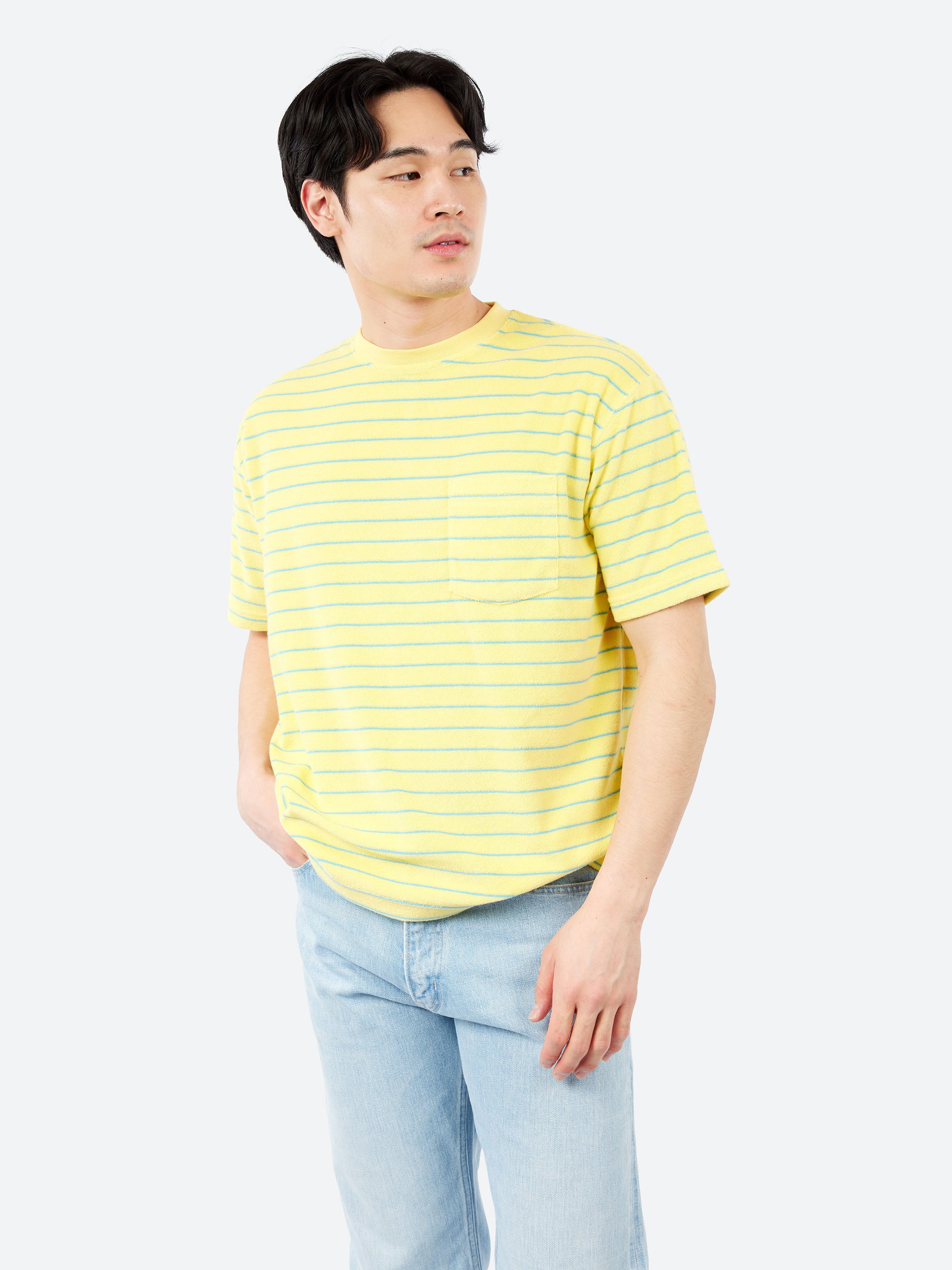 Pocket Tee Pile Stripe