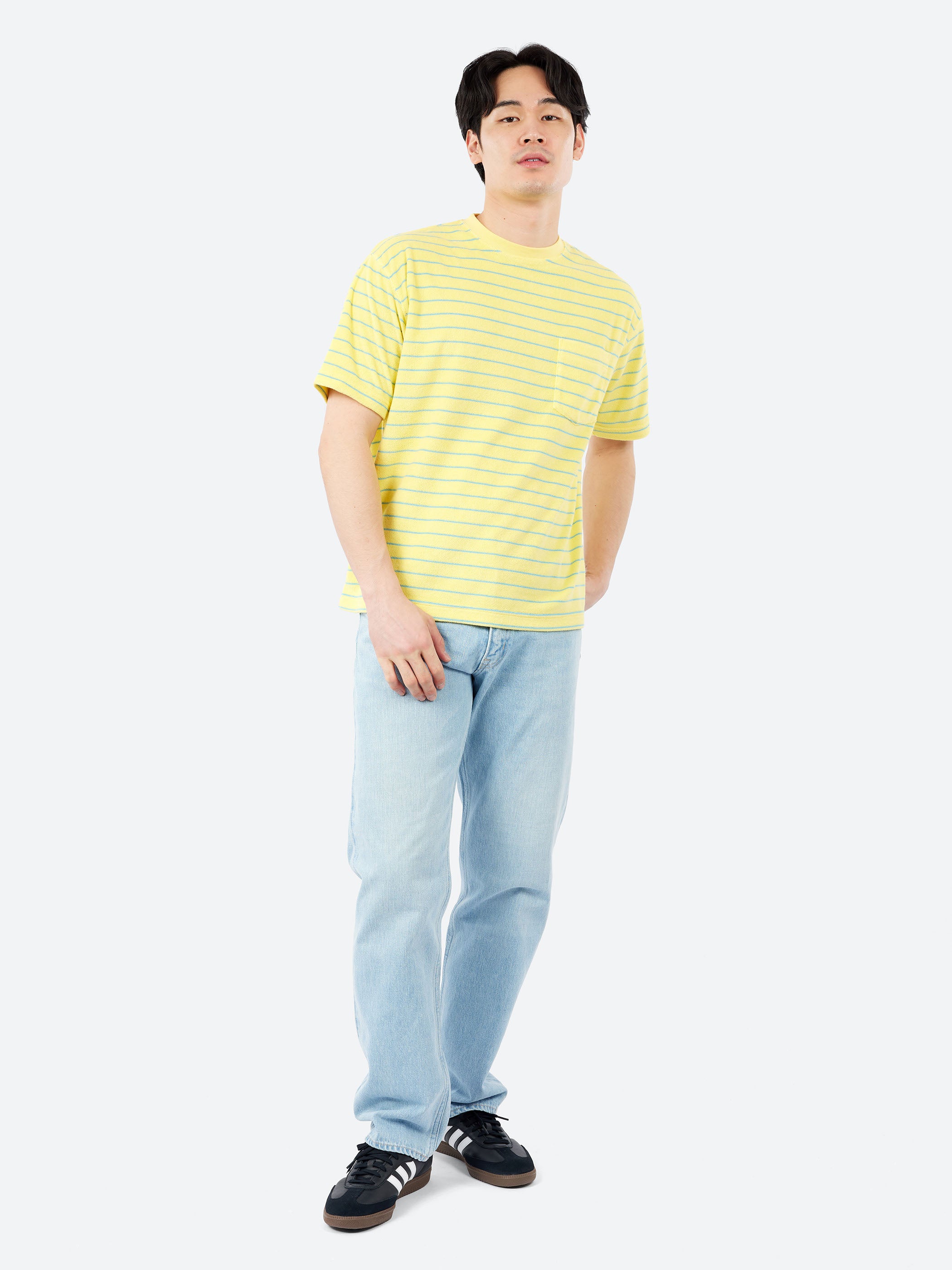 Pocket Tee Pile Stripe