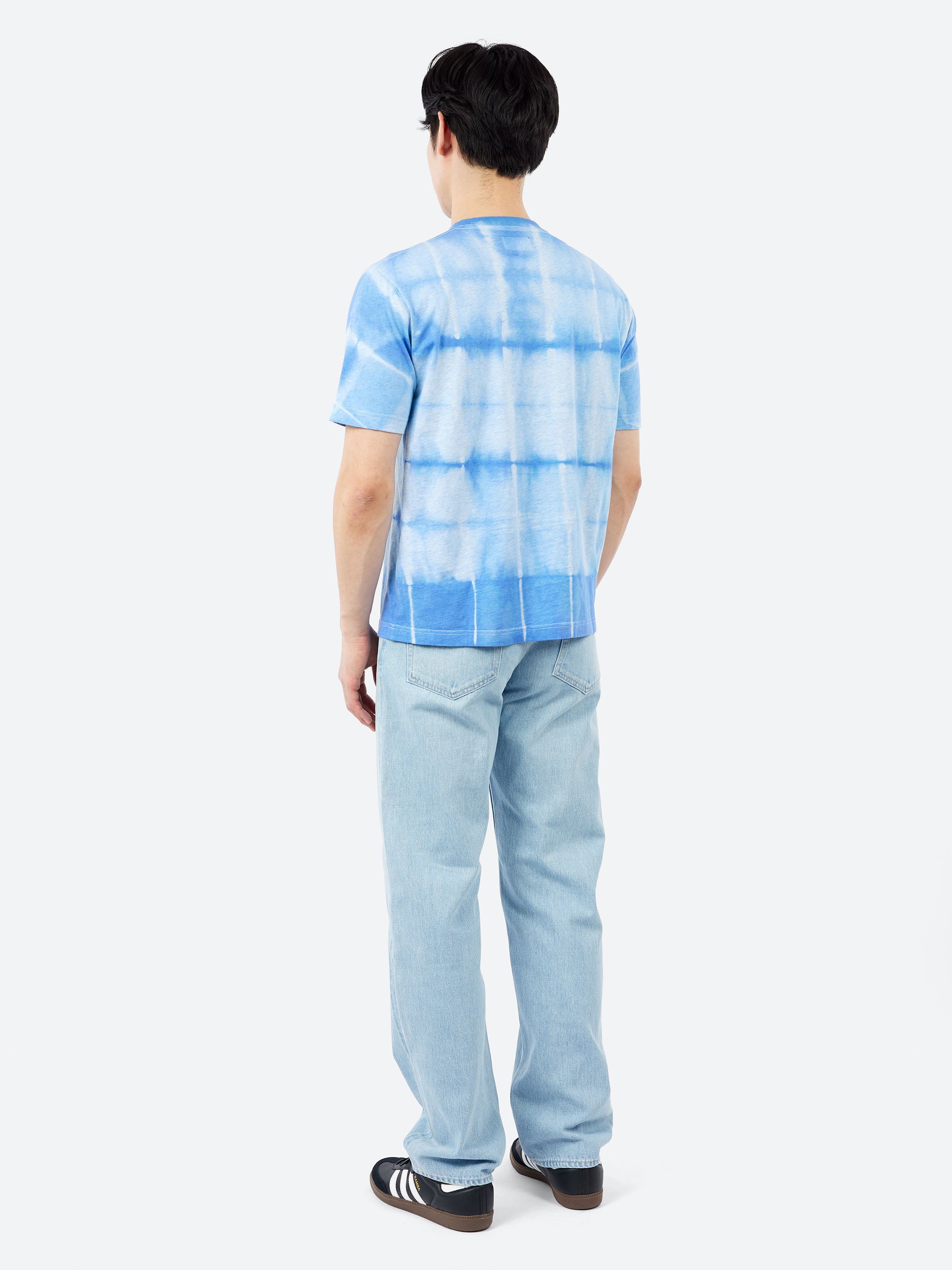 Crew Tee Itajime Shibori