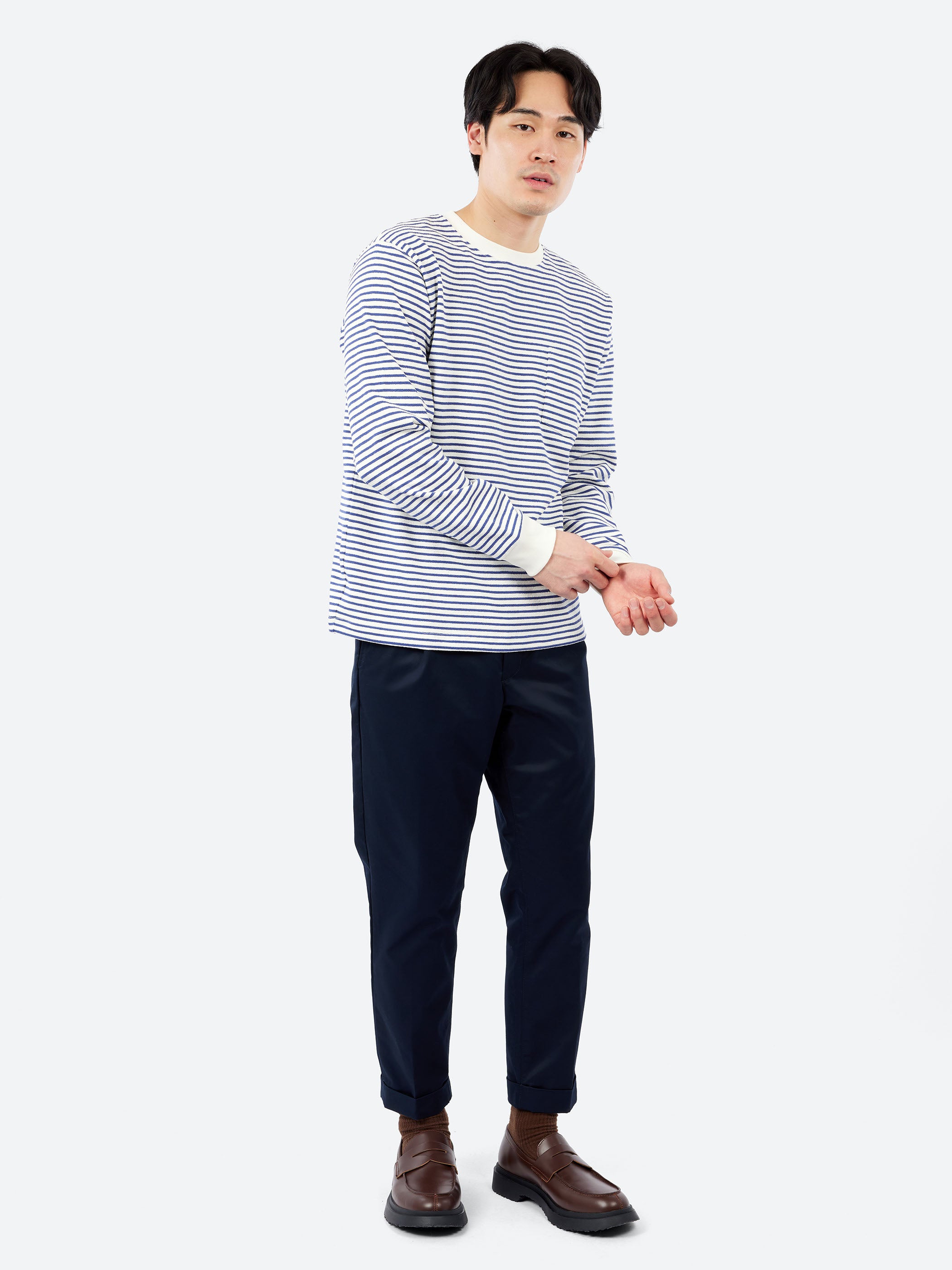 Inlay Stripe Pocket Tee