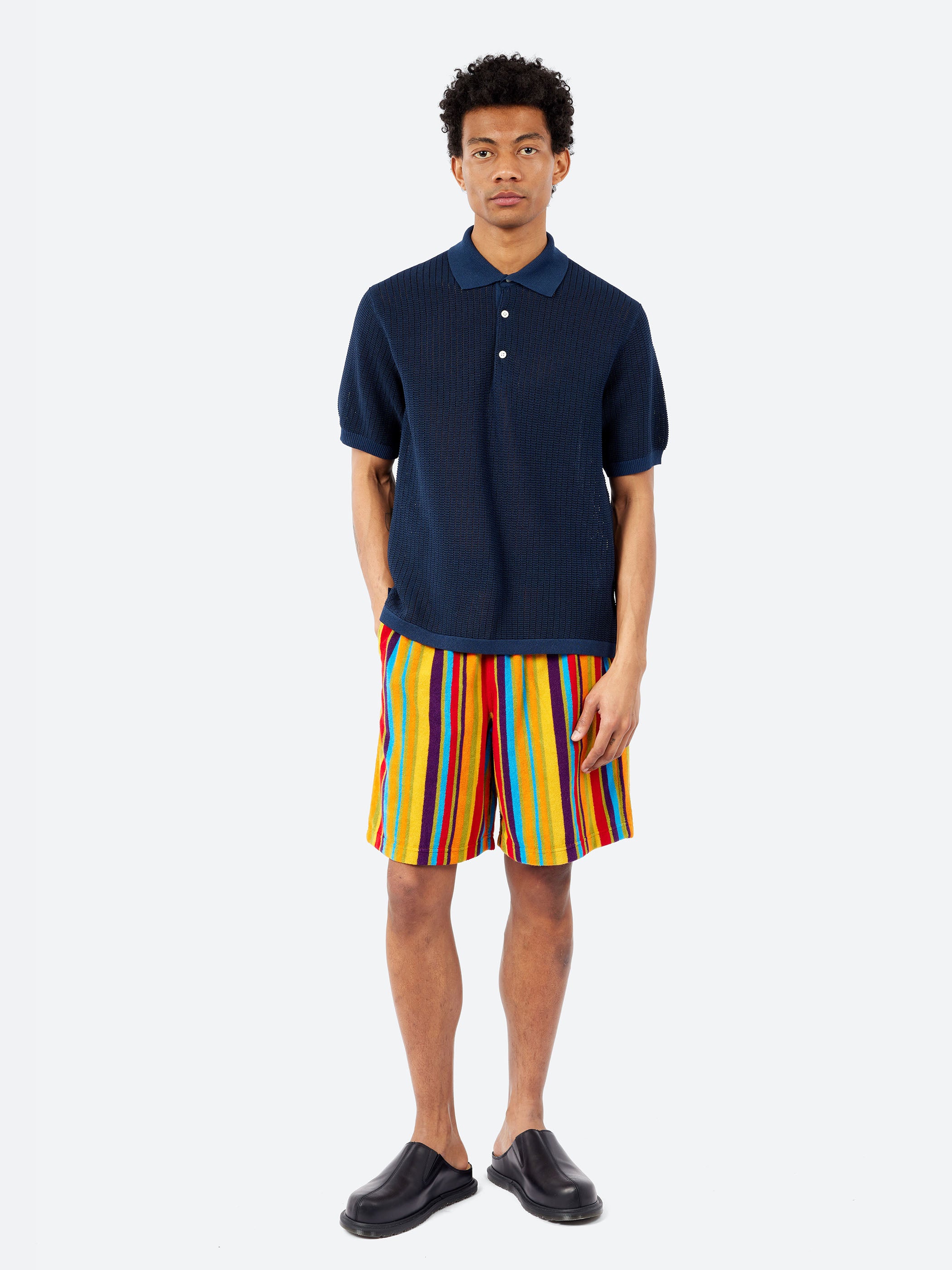 Knit Polo Washi 2 Tone