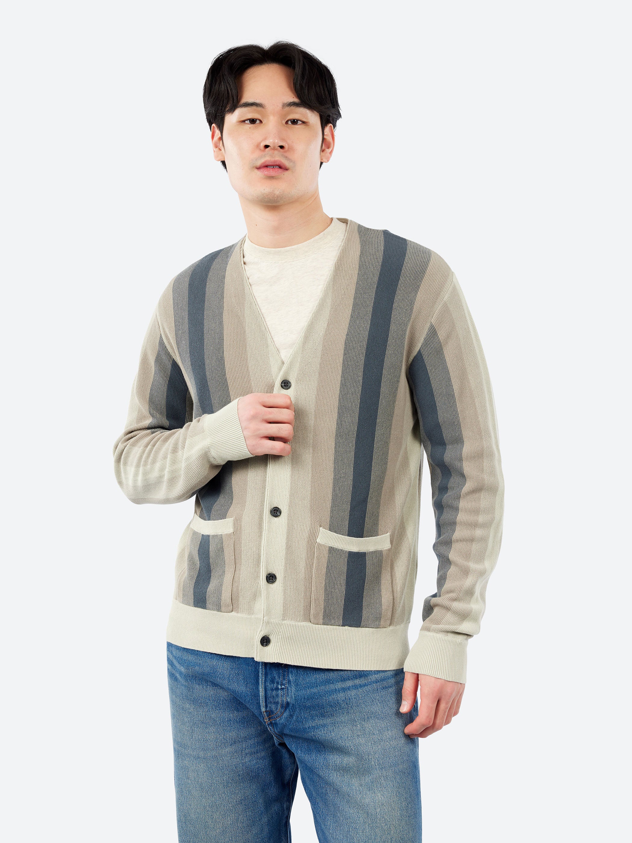 Cardigan Multi Stripe