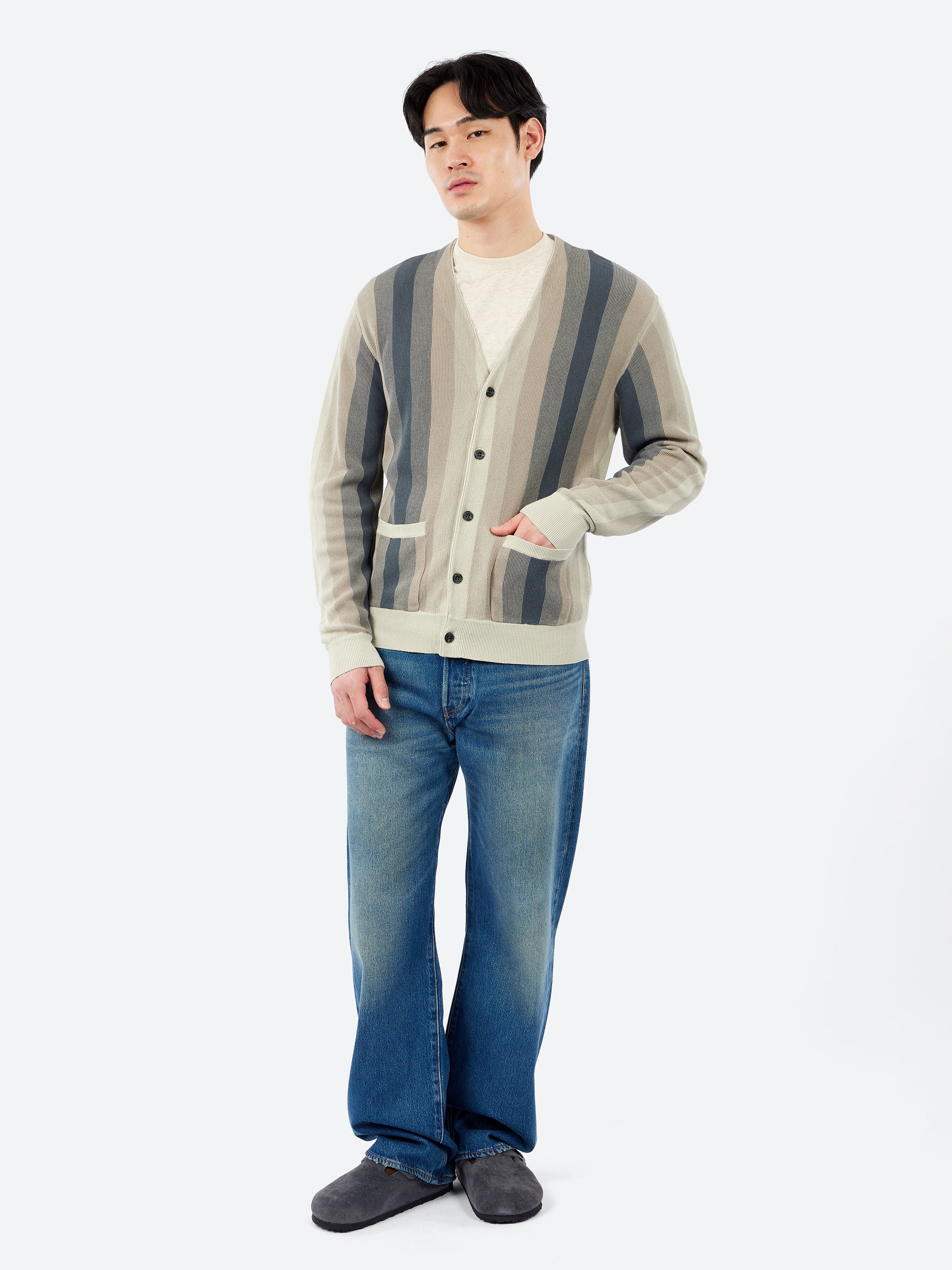 Cardigan Multi Stripe