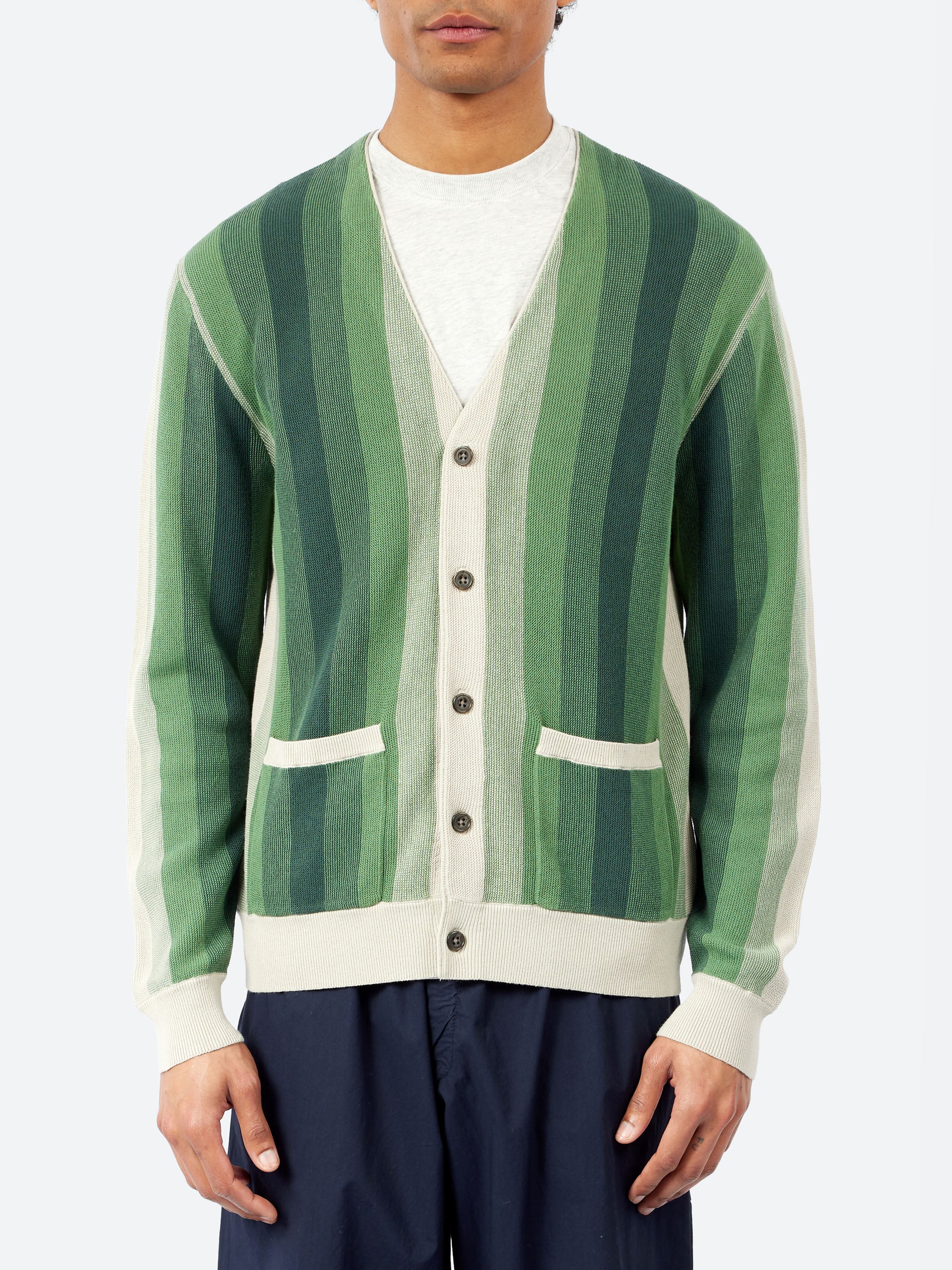 Cardigan Multi Stripe