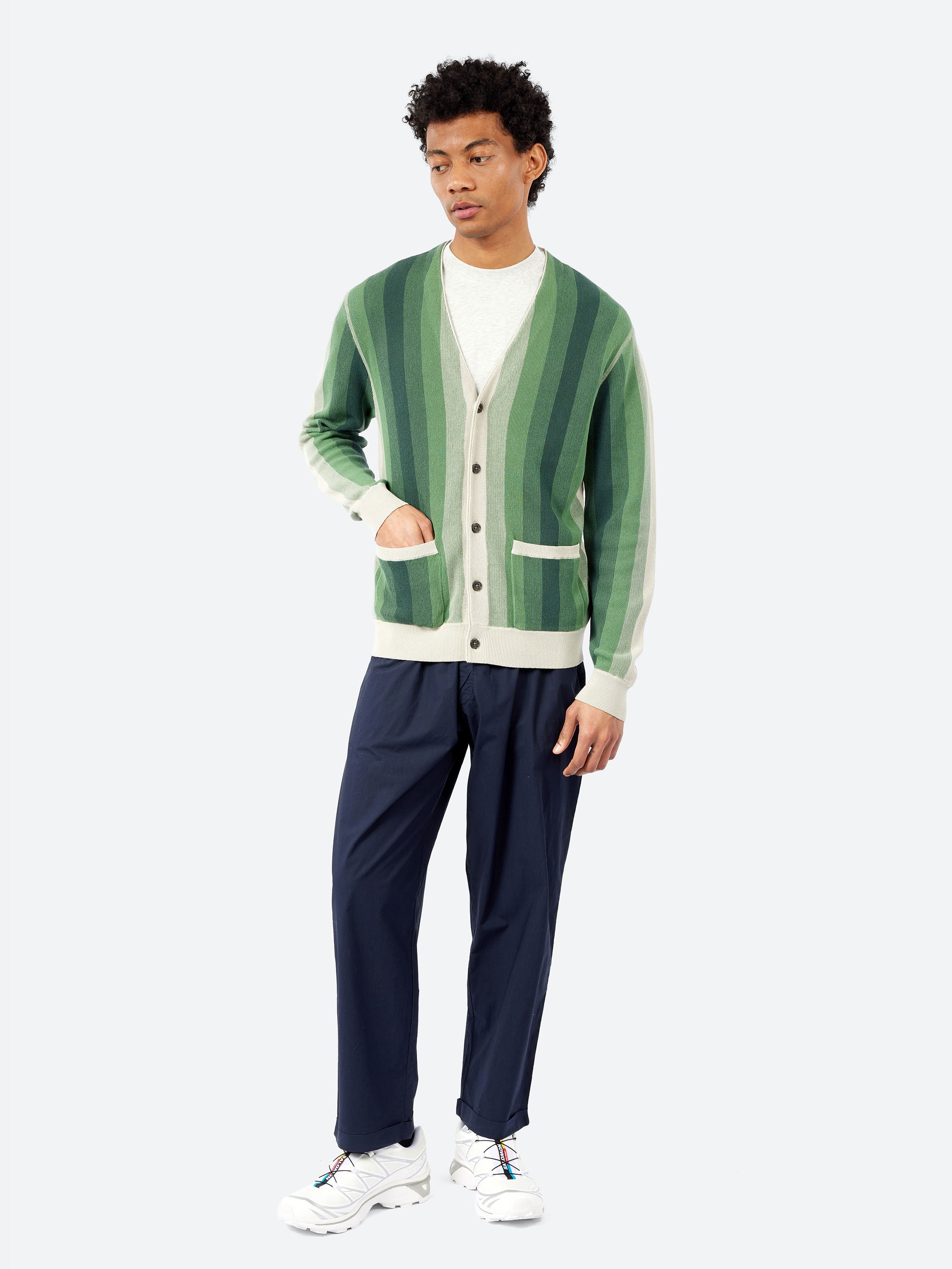 Cardigan Multi Stripe