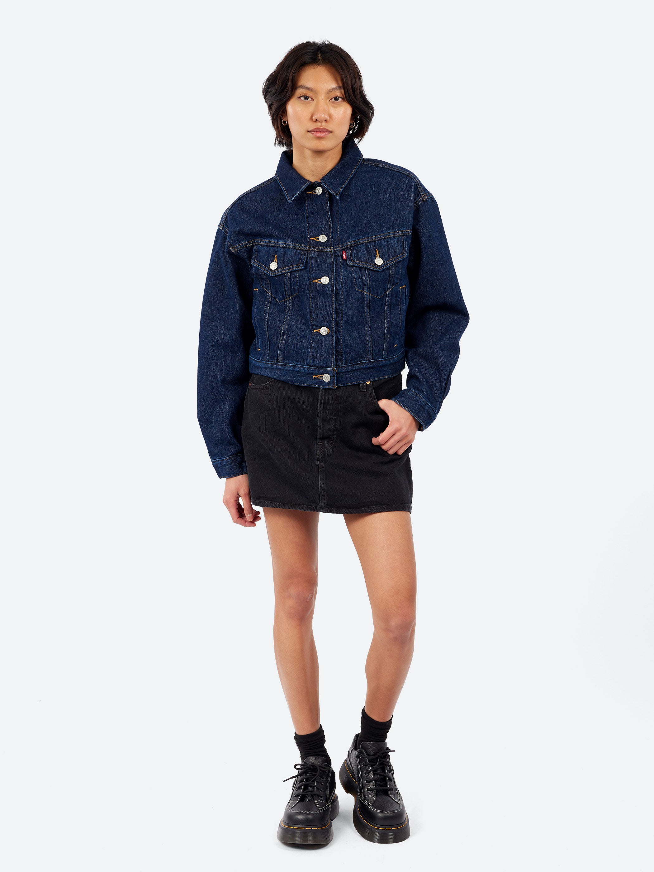 Shrunken 90s Trucker