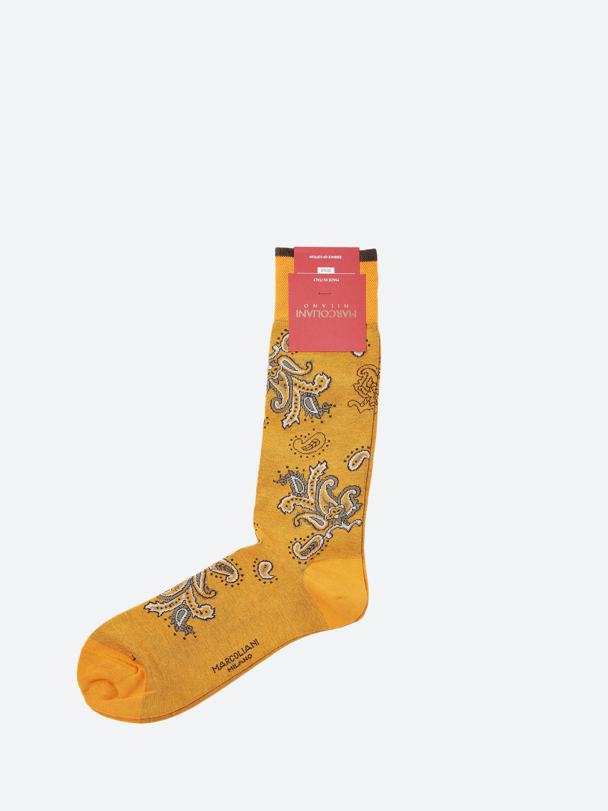 Jali Paisley Mid Calf Sock