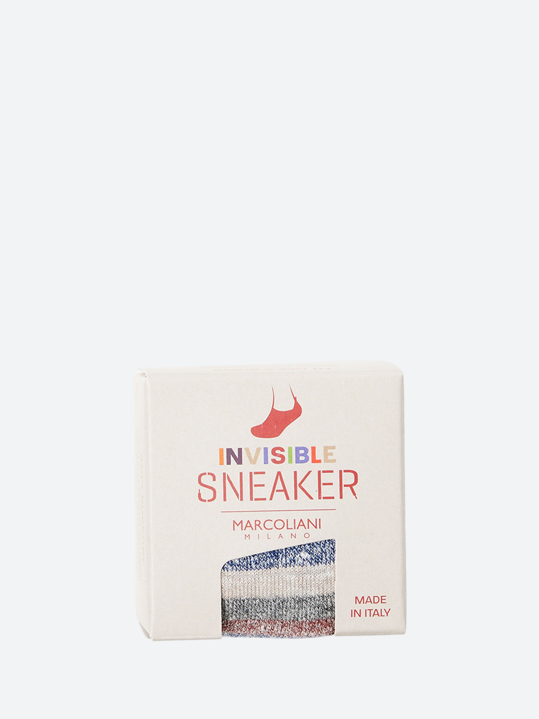 Invisible Sneaker Rainbow Sock