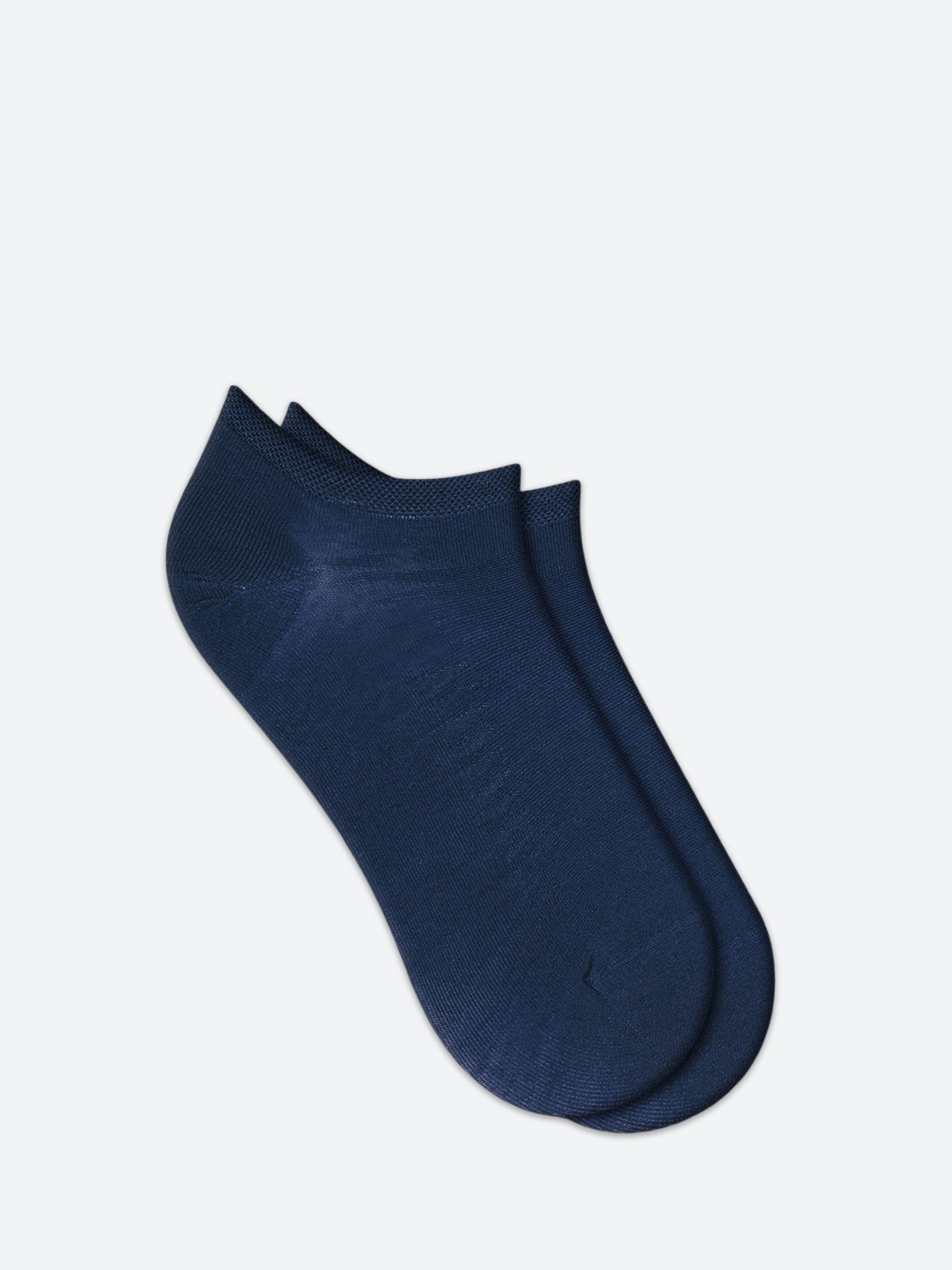 Mercerized Cotton Low-Cut Socks