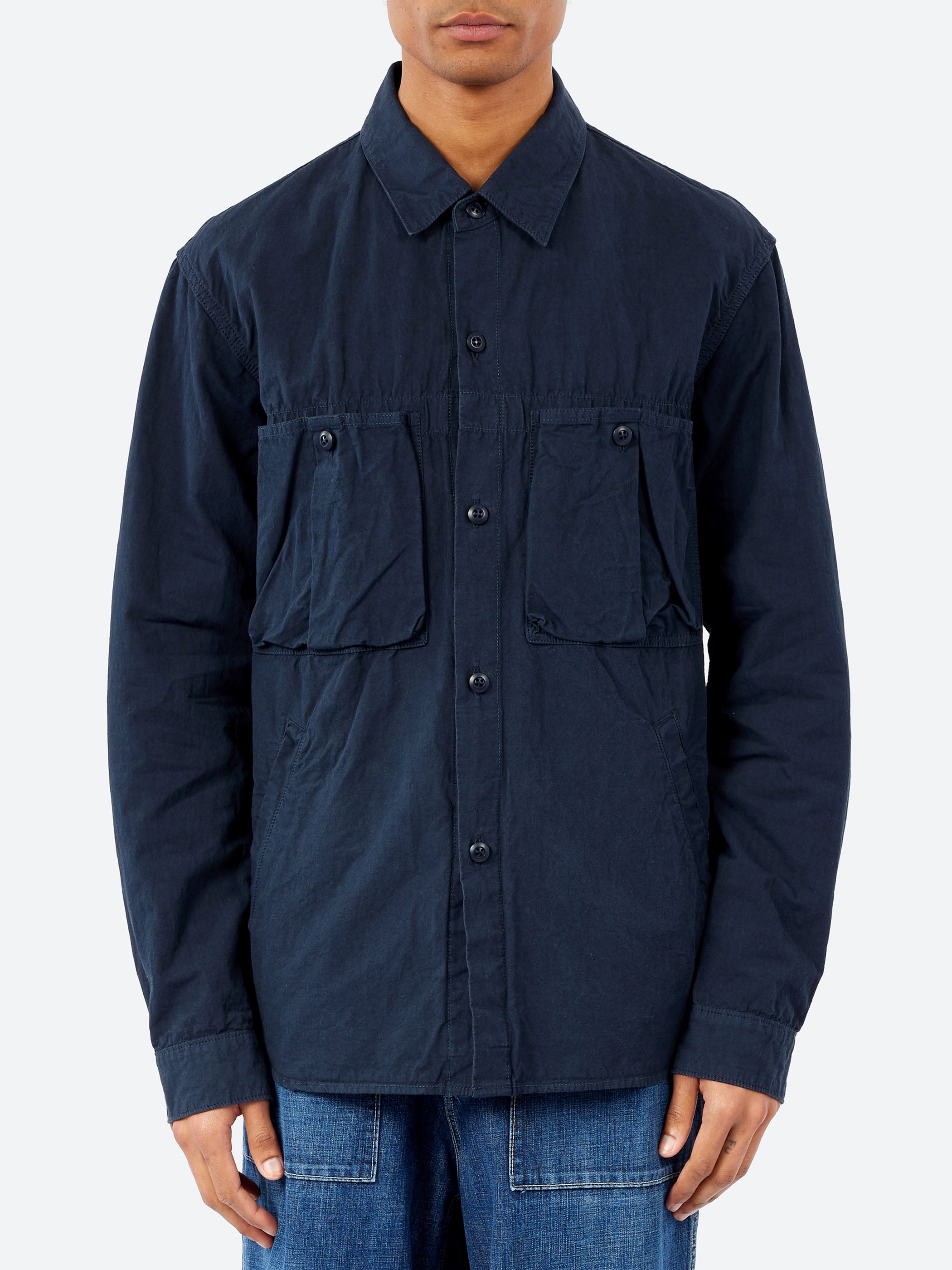 Cotton Hemp Weather Work Shirt Jacket