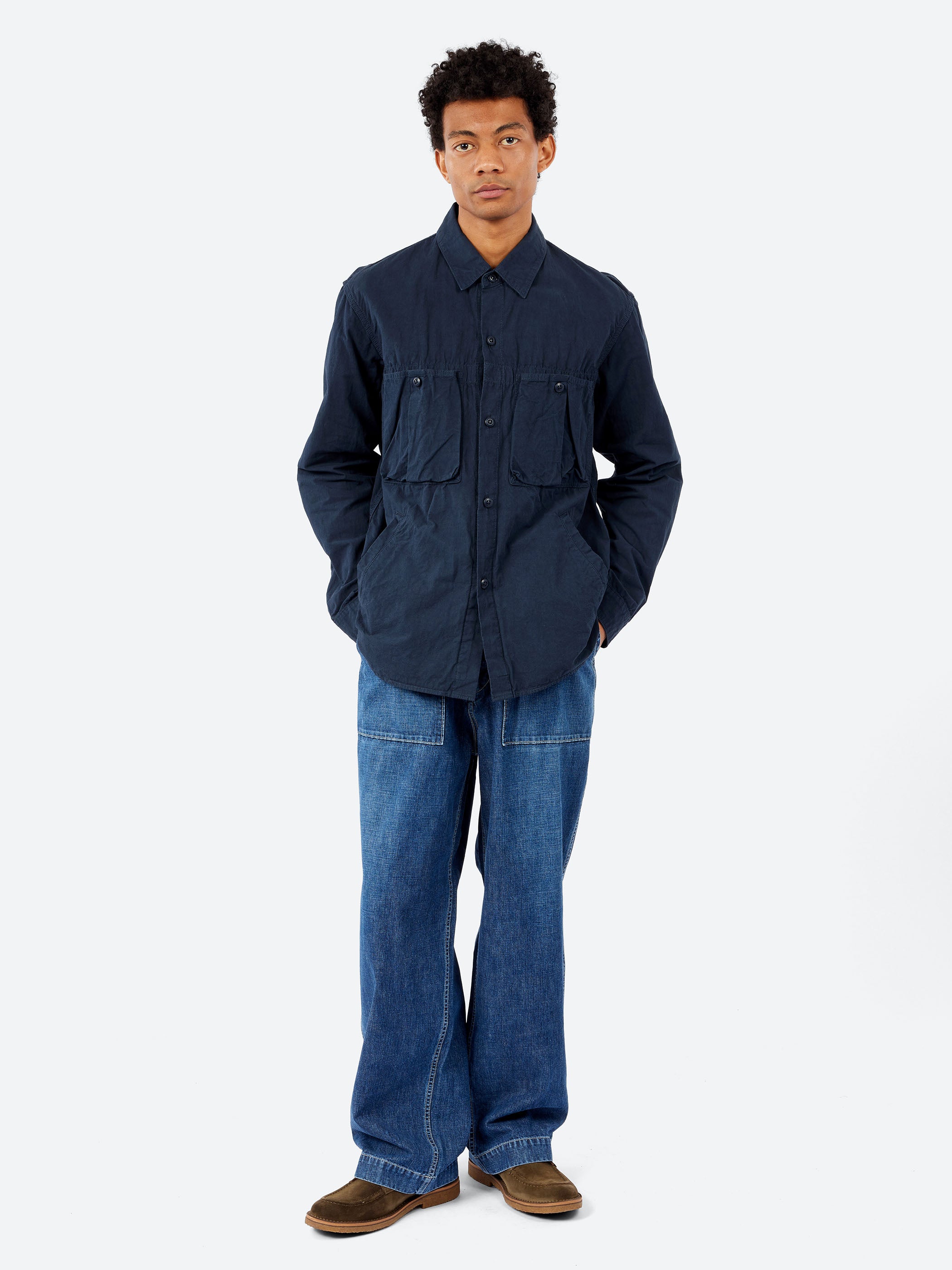 Cotton Hemp Weather Work Shirt Jacket