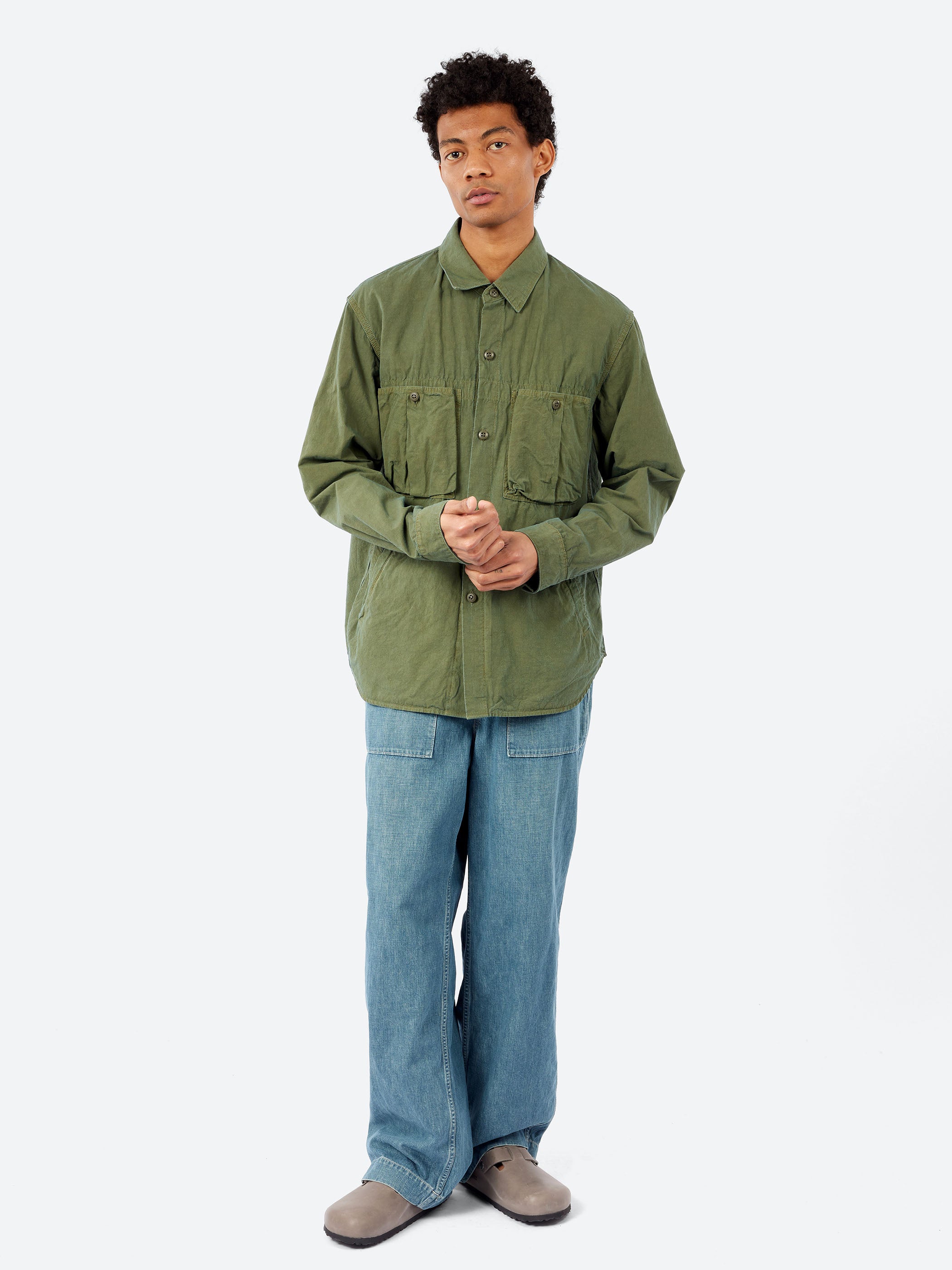 Cotton Hemp Weather Work Shirt Jacket