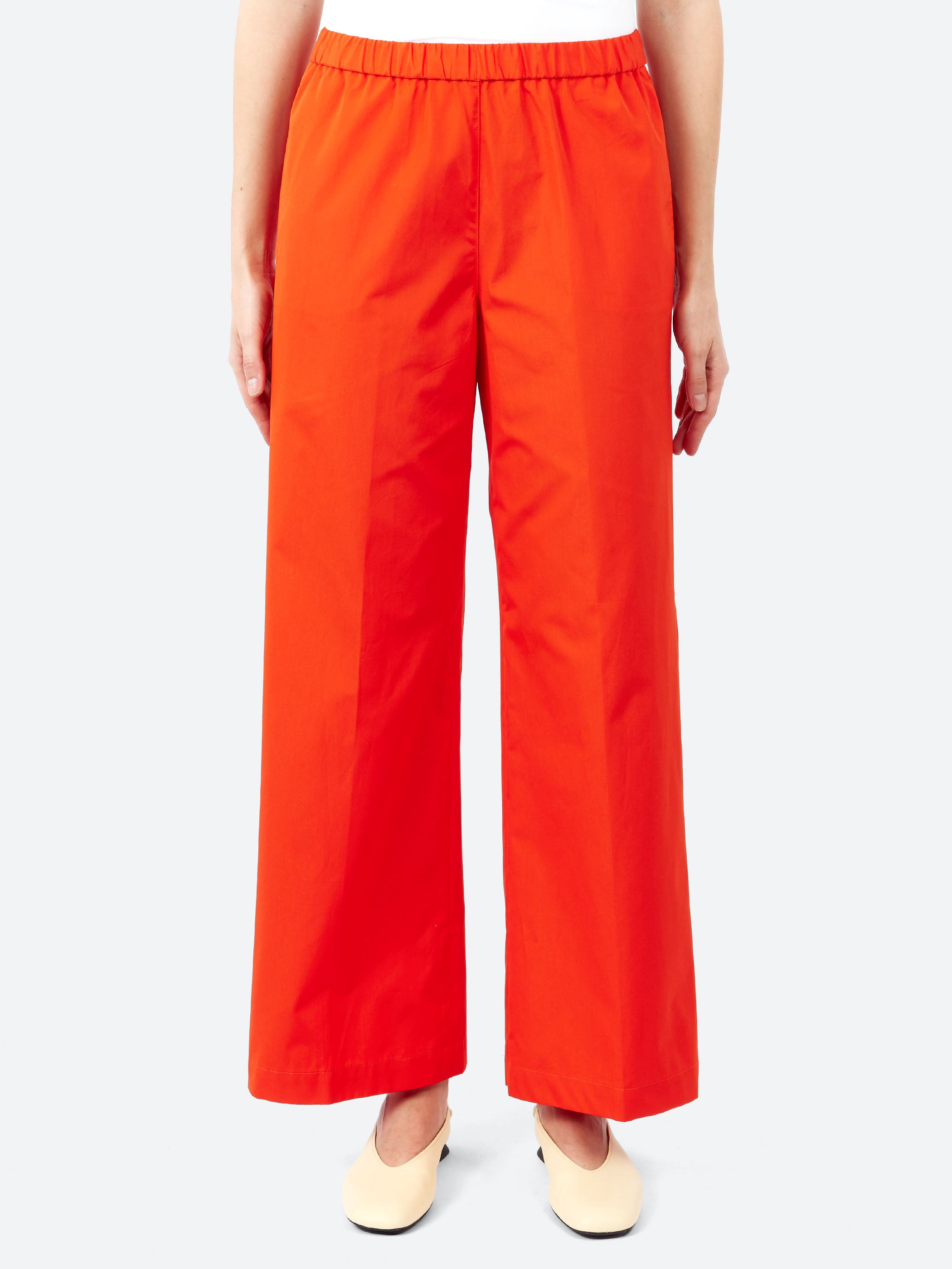 Cotton Poplin Pants