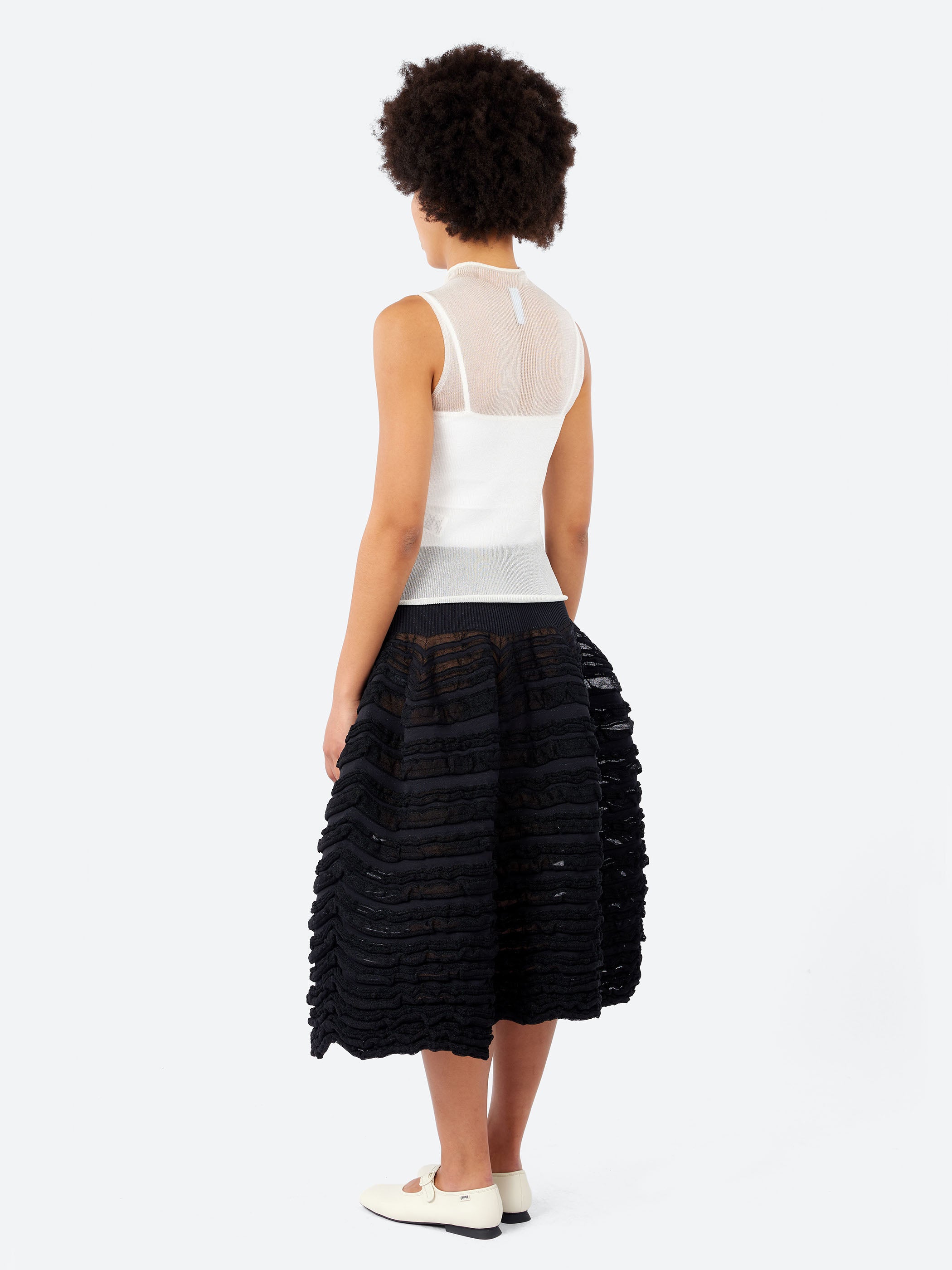 Portrait Lucent Sleeveless Top