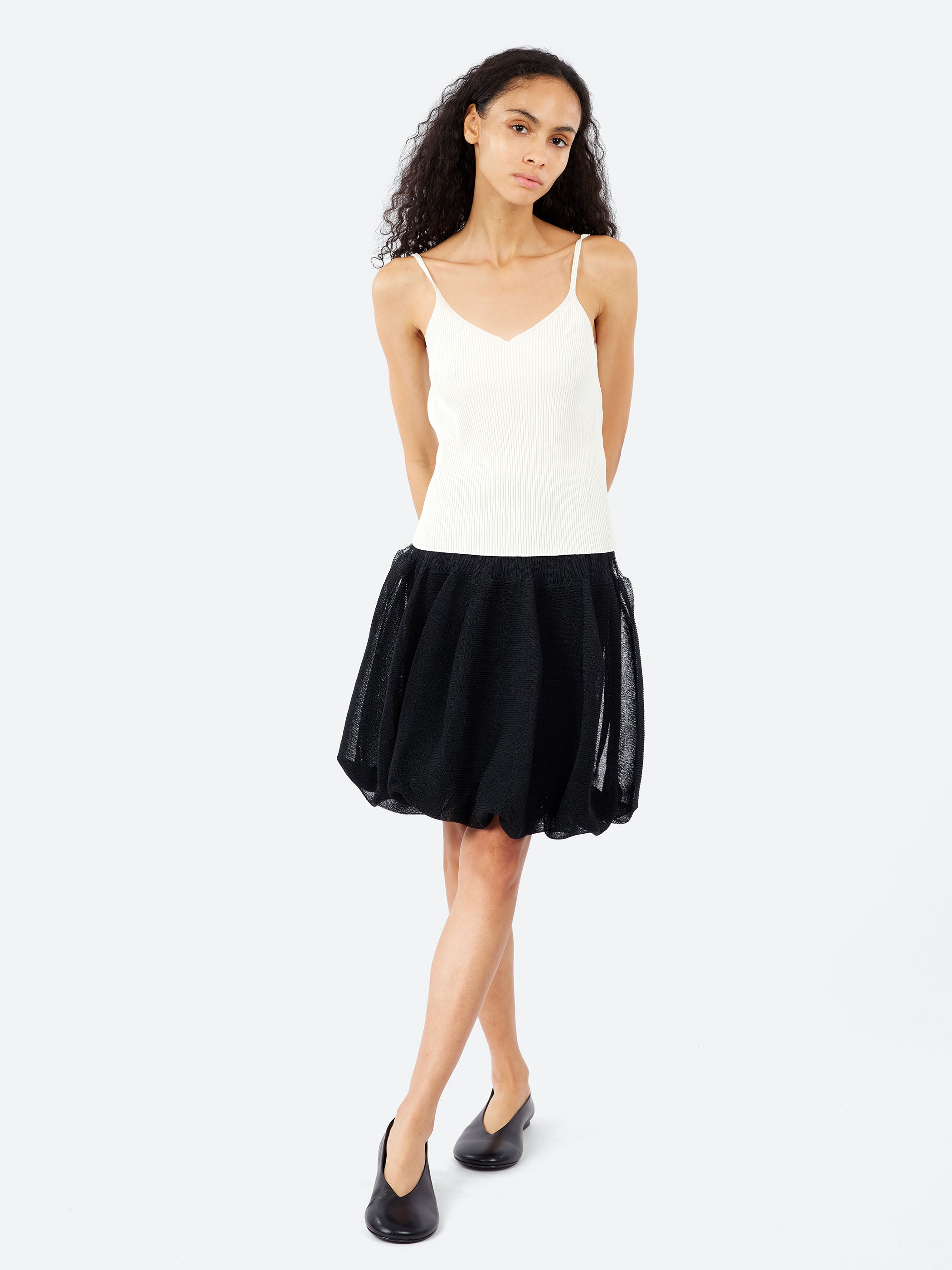 Overwrapped Pottery Mini Skirt