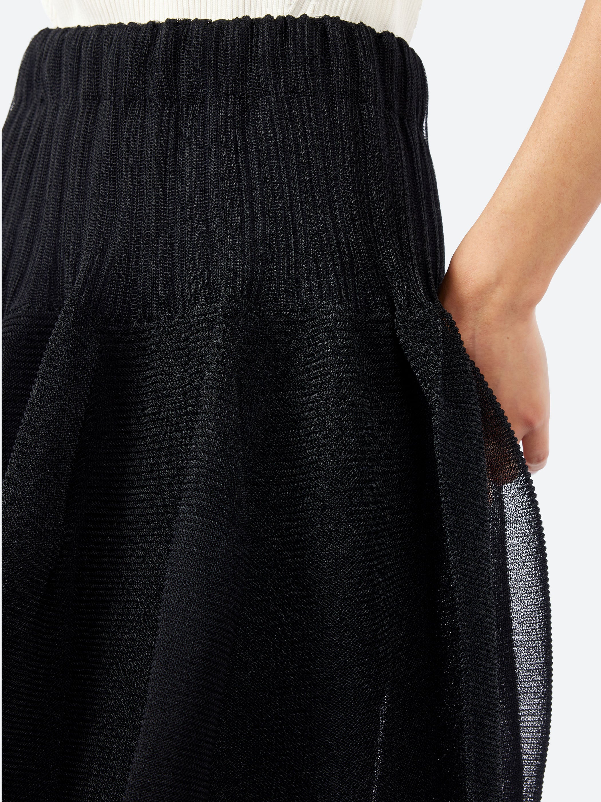 Overwrapped Pottery Mini Skirt