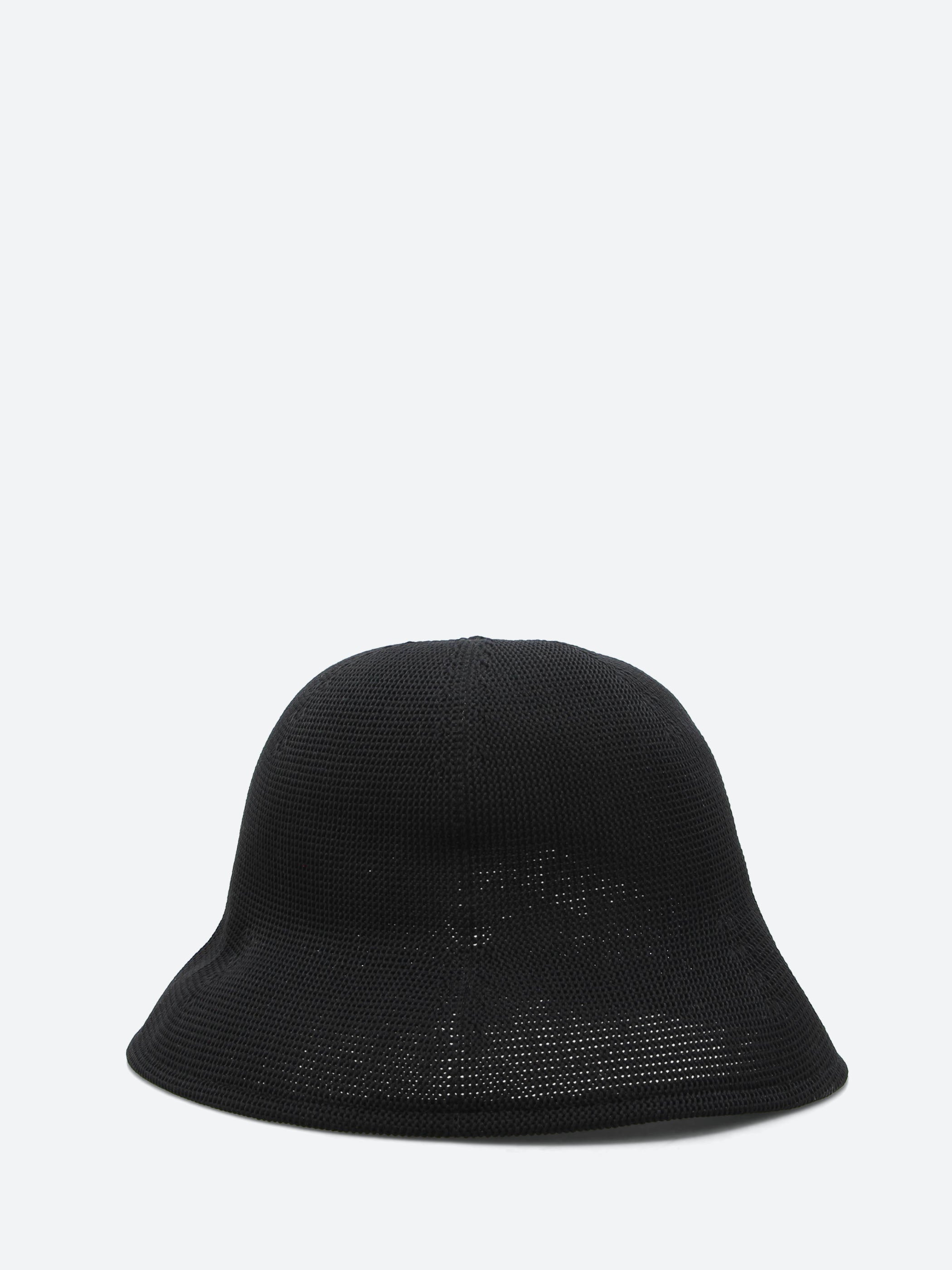 Mesh Knit Asymmetric Hat
