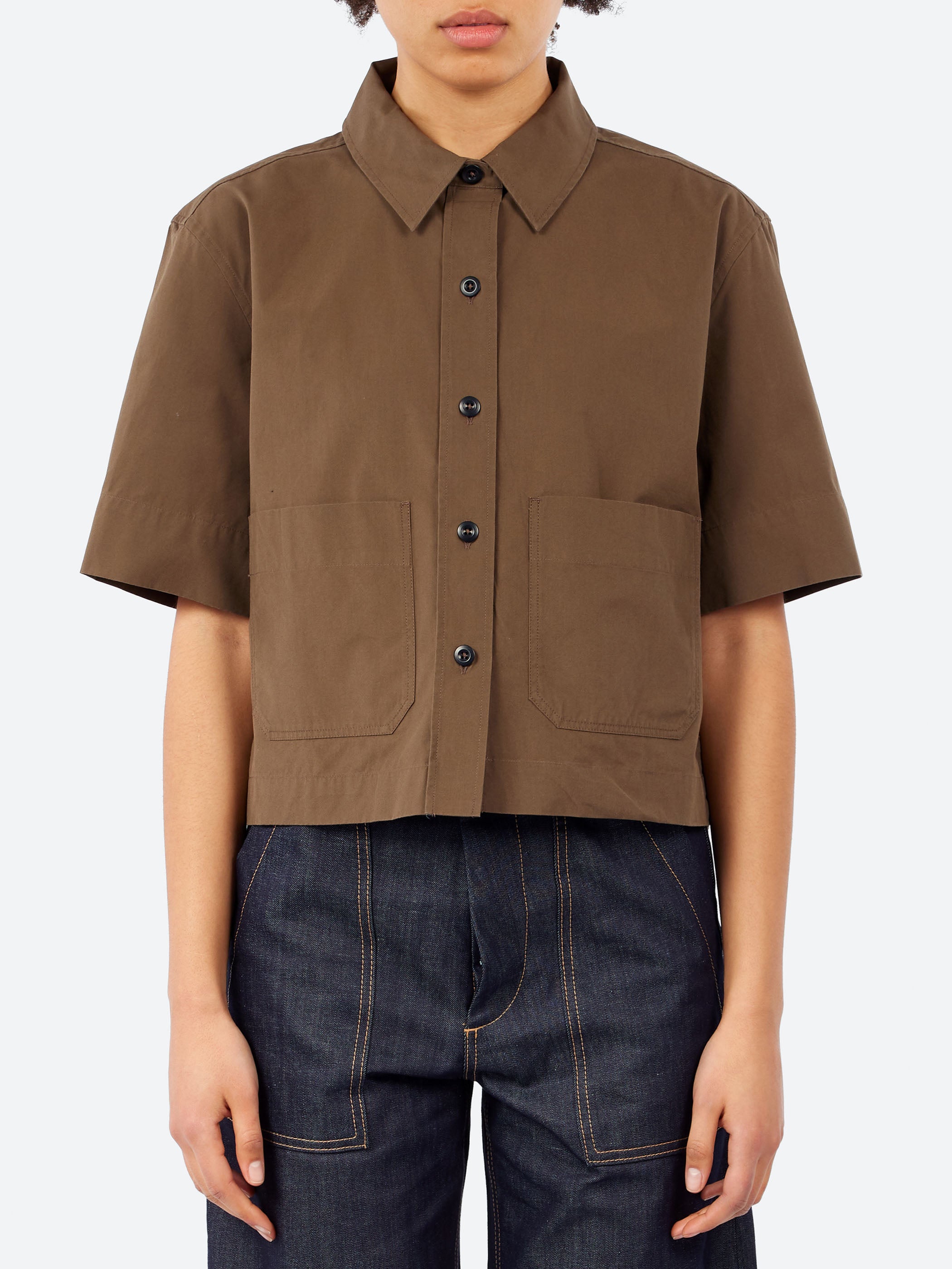 MHL. Cropped Uniform Shirt