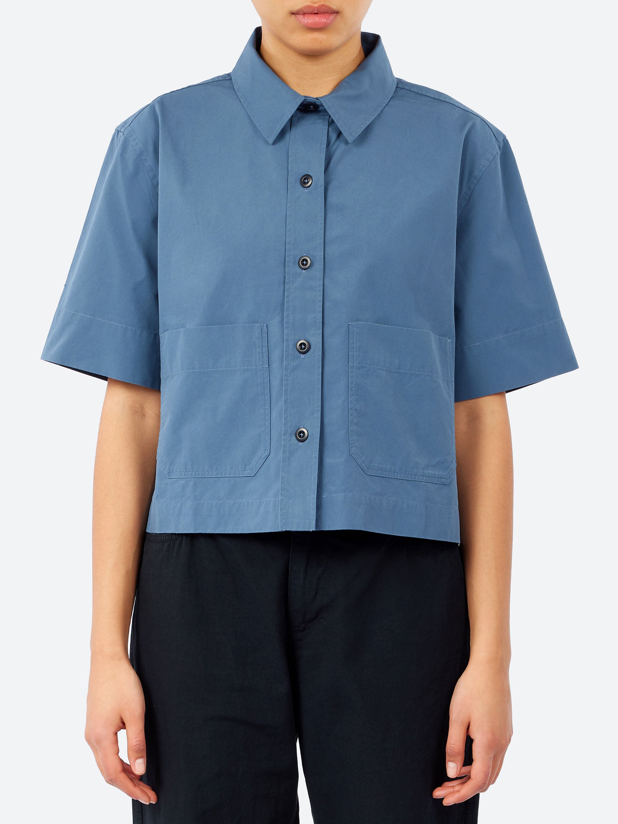 MHL. Cropped Uniform Shirt