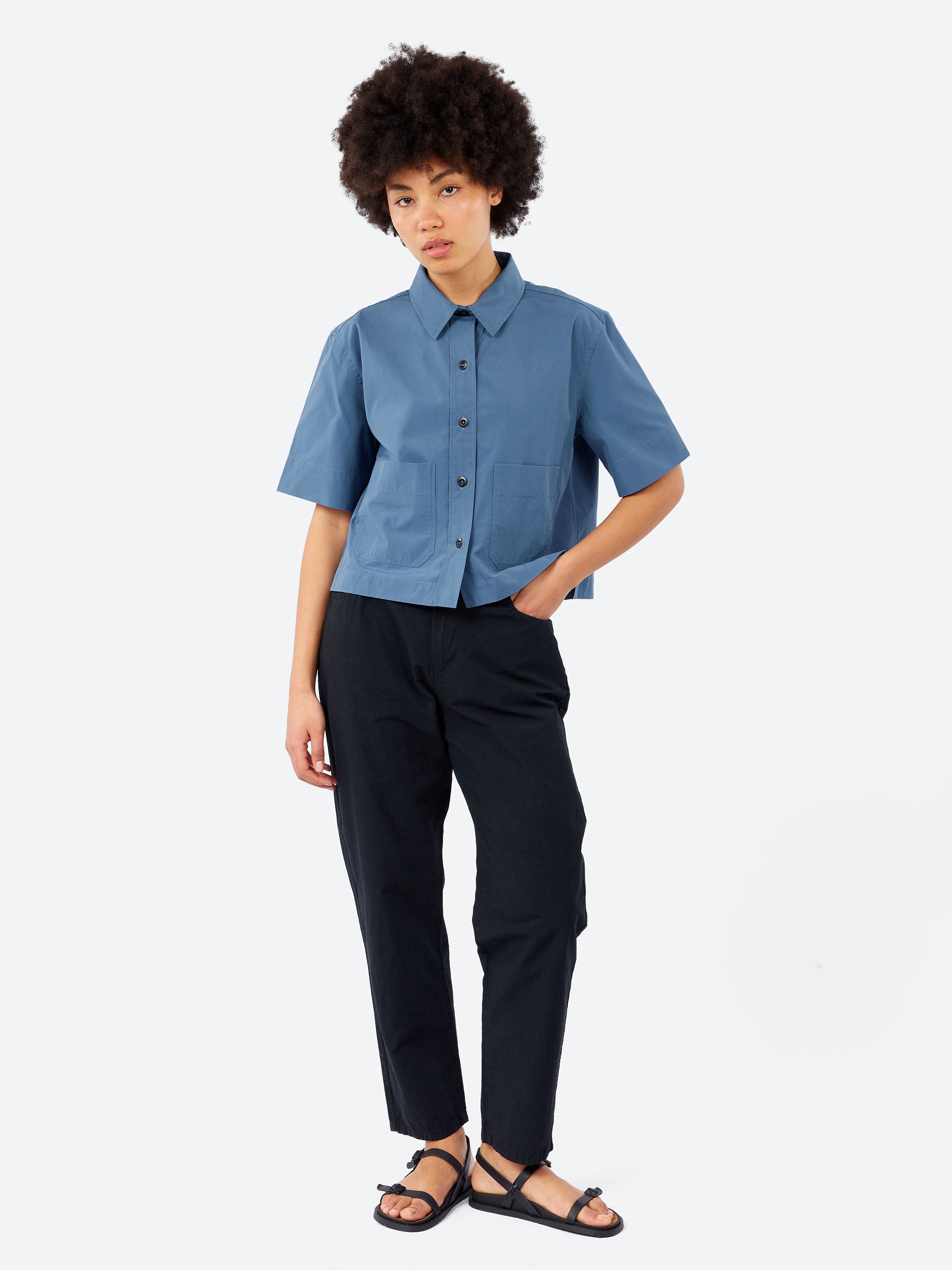 MHL. Cropped Uniform Shirt
