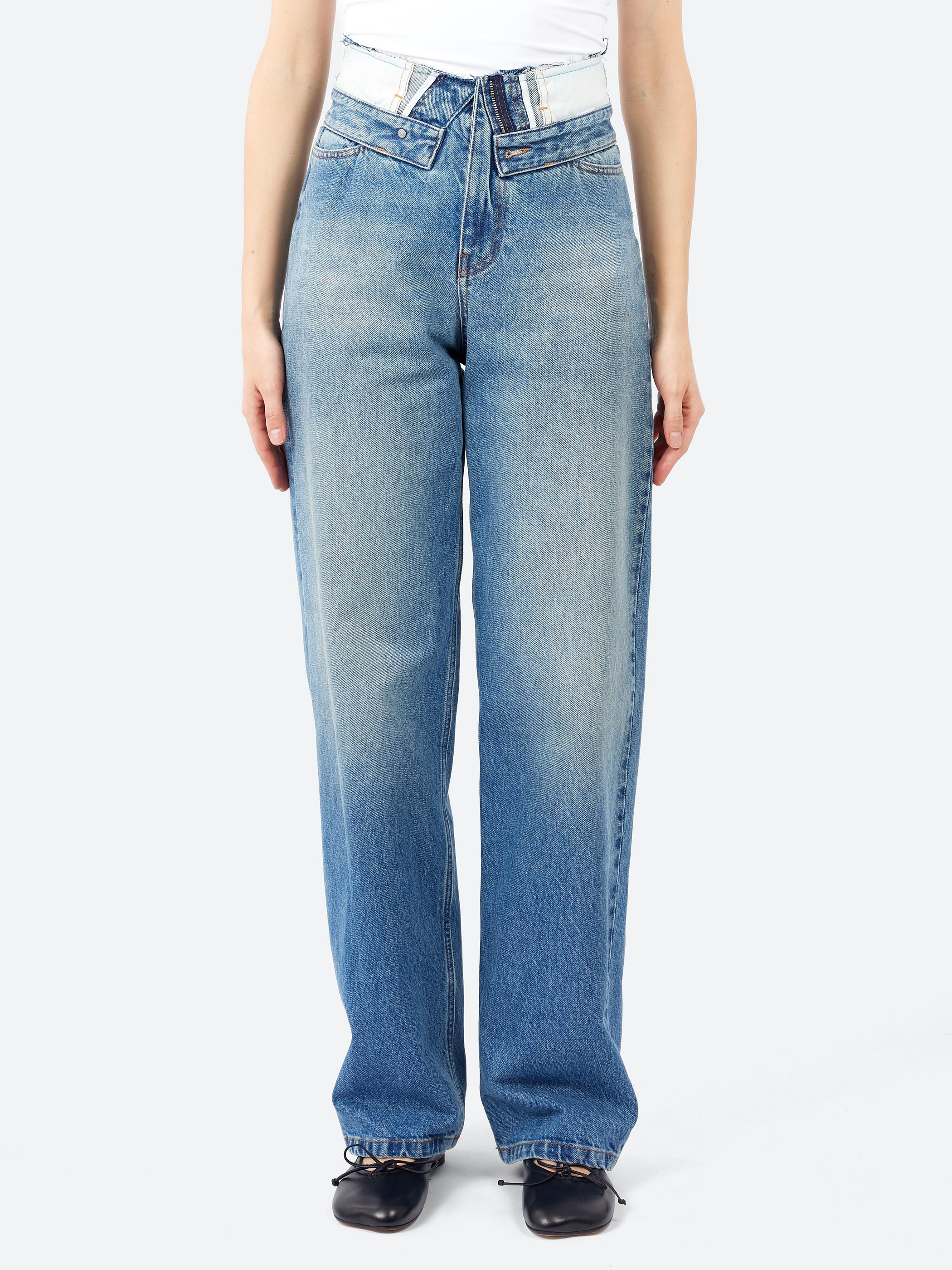 Folded Waist Jean