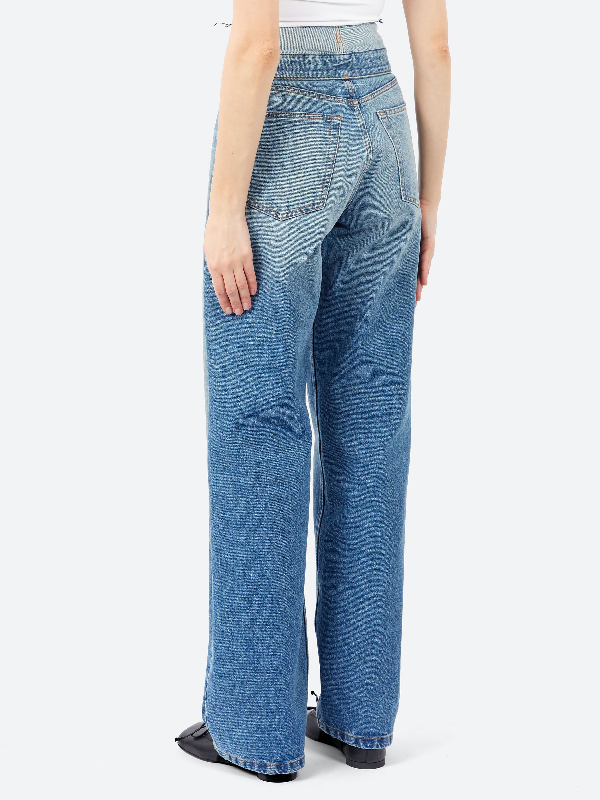Folded Waist Jean
