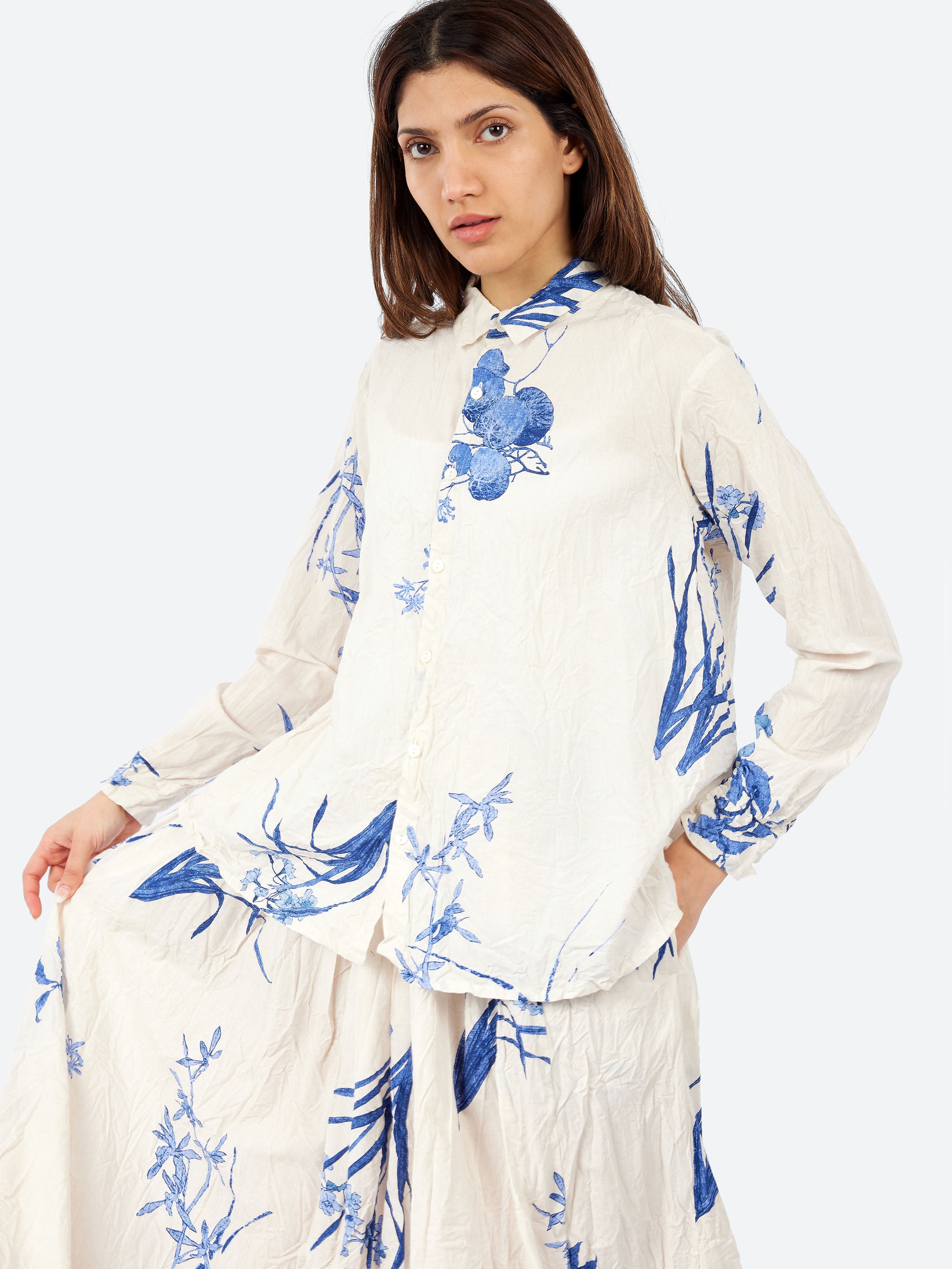 Japonism Flower Blouse