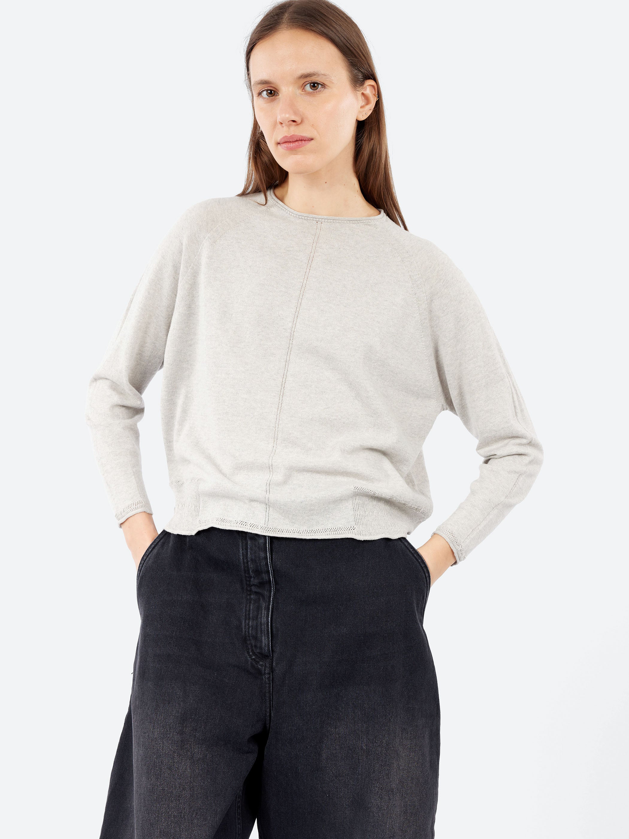 Cotton Linen Crewneck