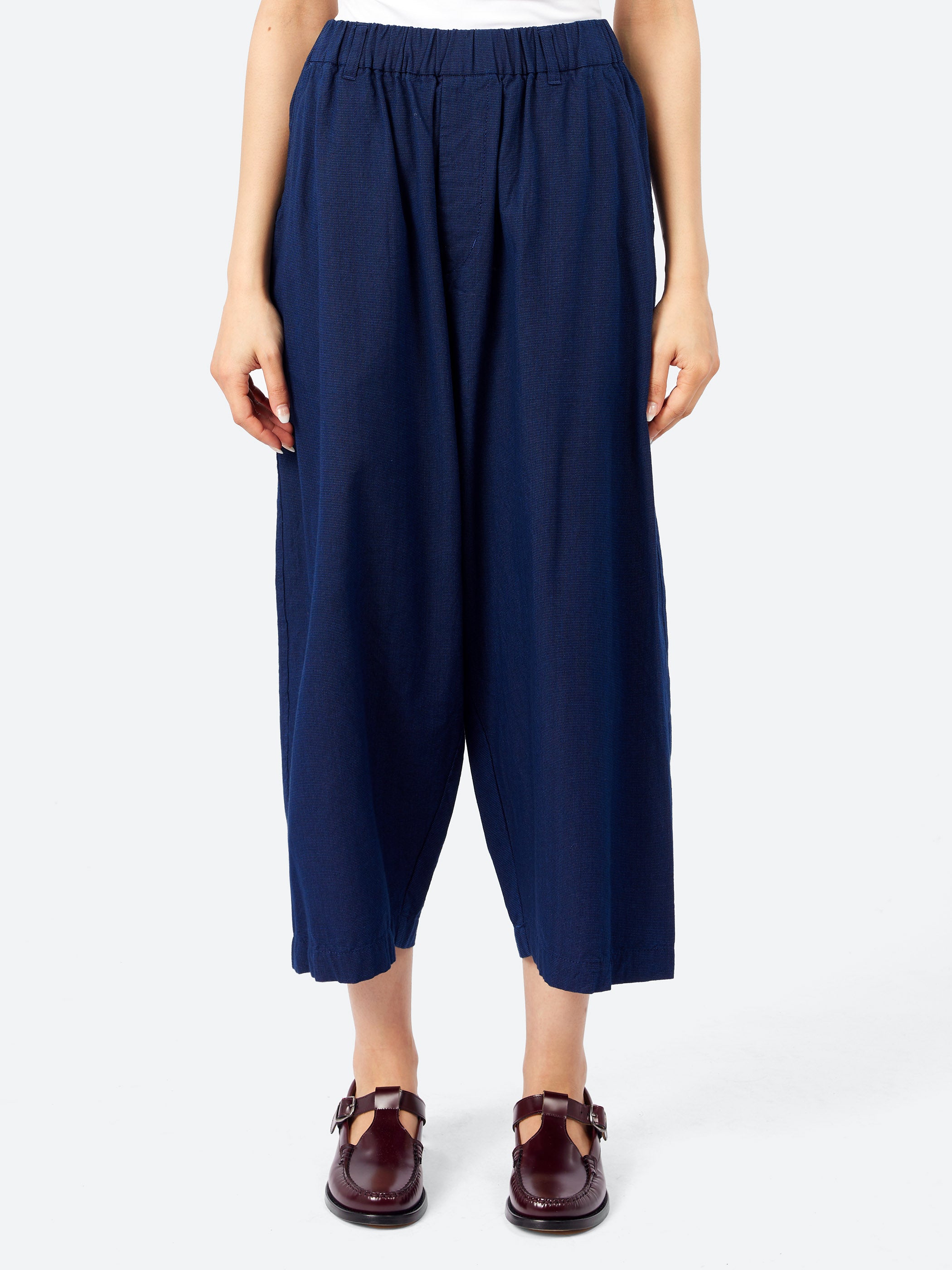 Yarn Dyed Oxford Relax Pants