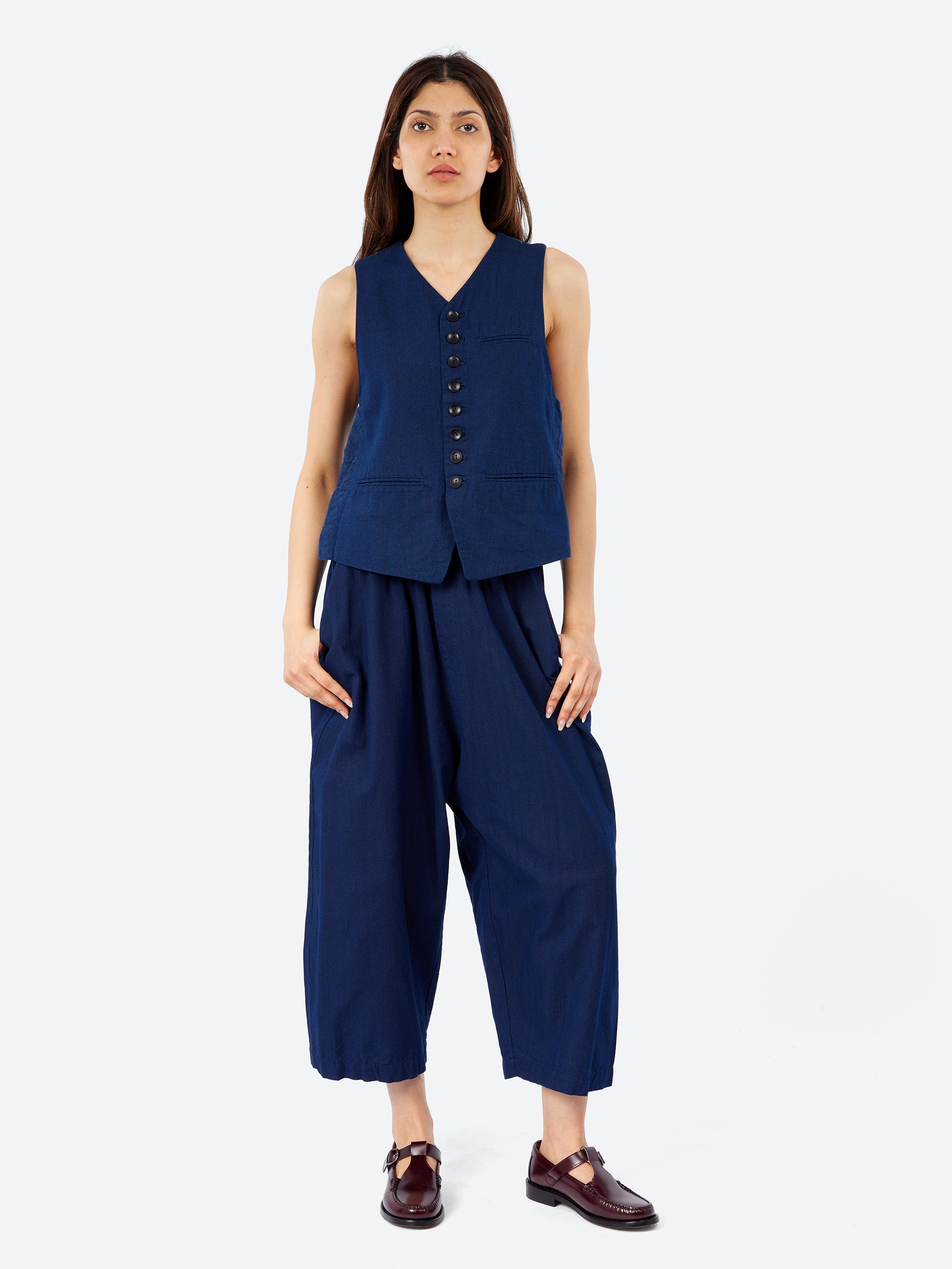 Yarn Dyed Oxford Vest