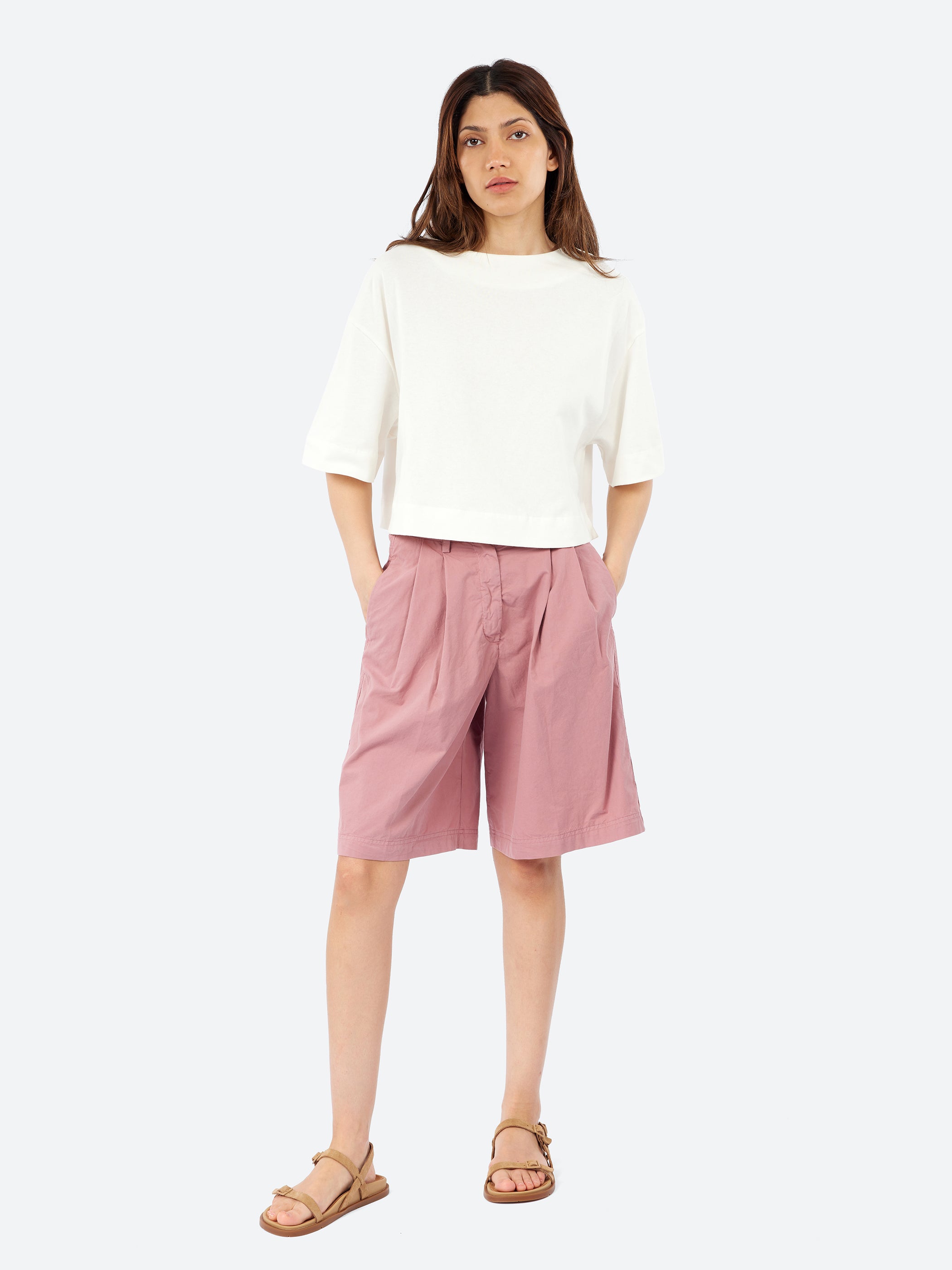 Pleated Shorts