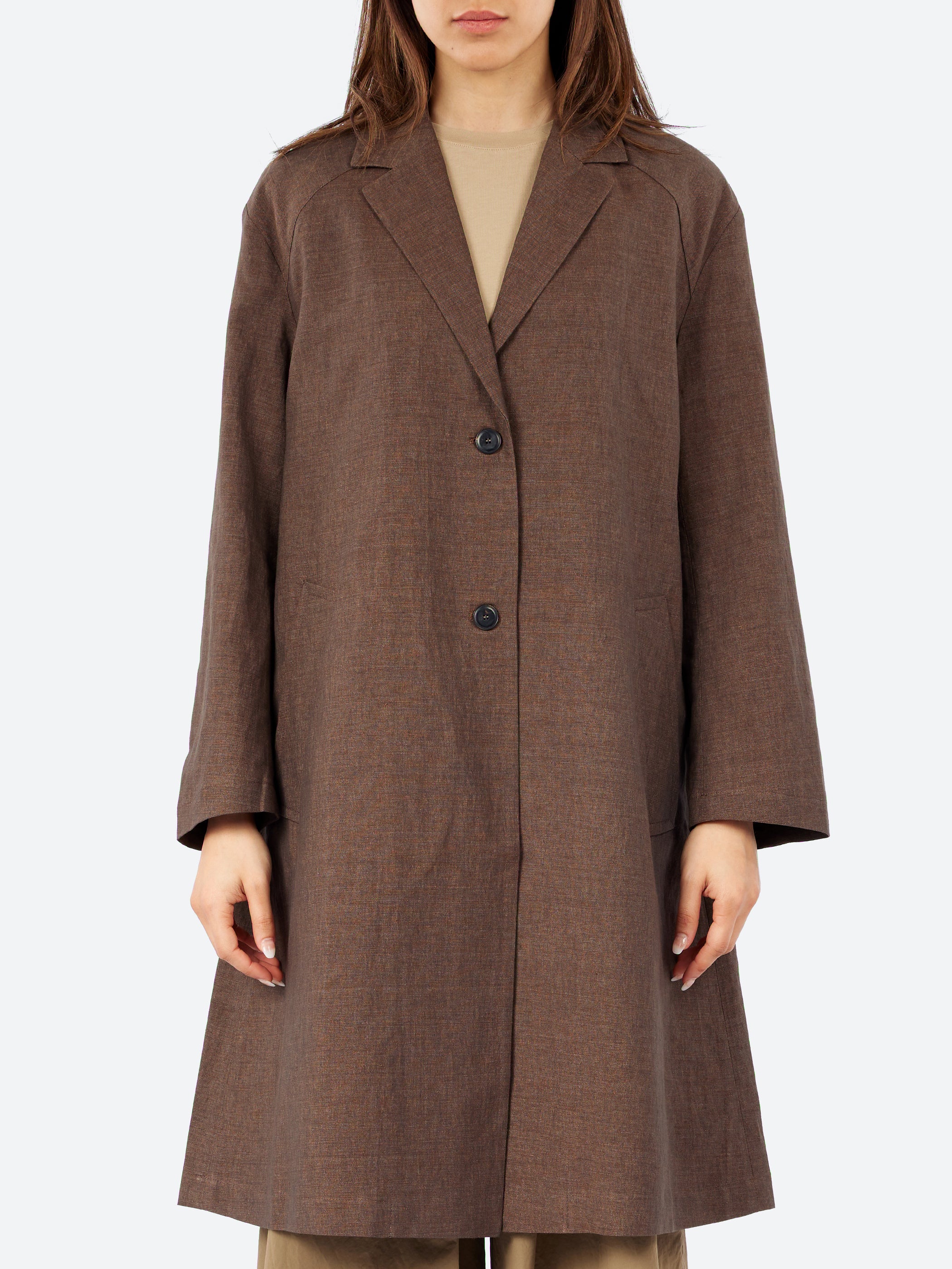 Linen and Cotton Panama Coat