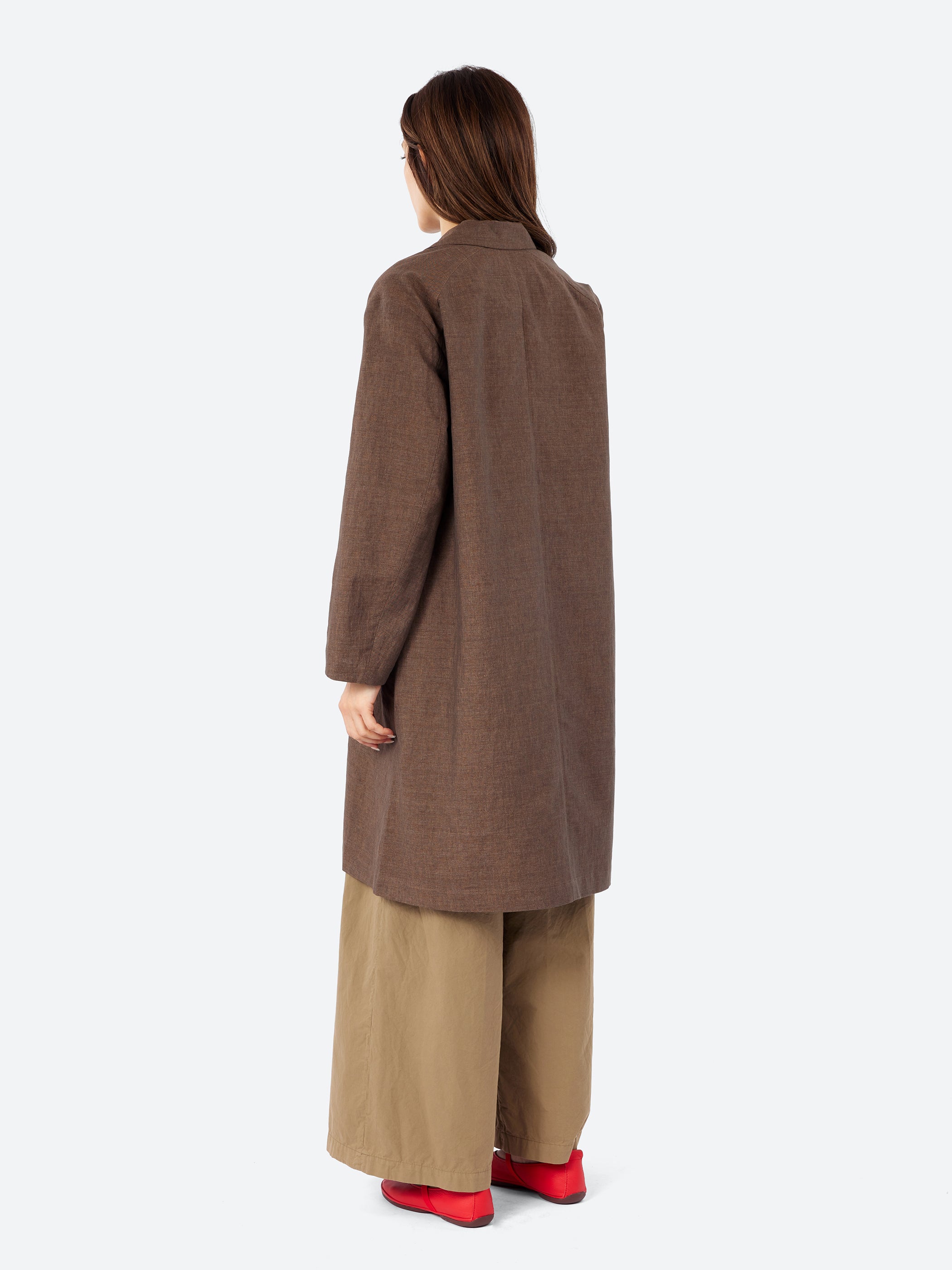 Linen and Cotton Panama Coat