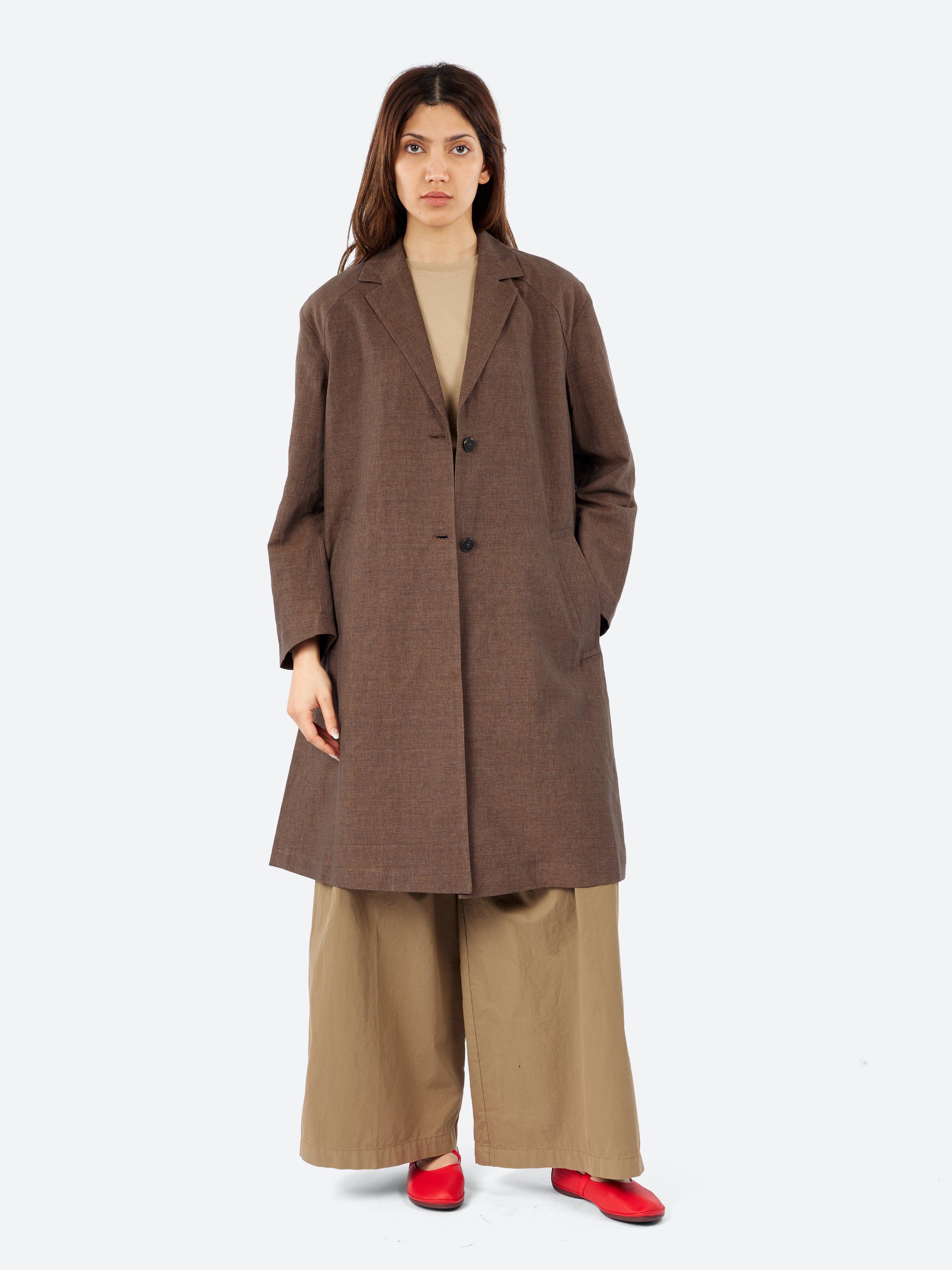 Linen and Cotton Panama Coat