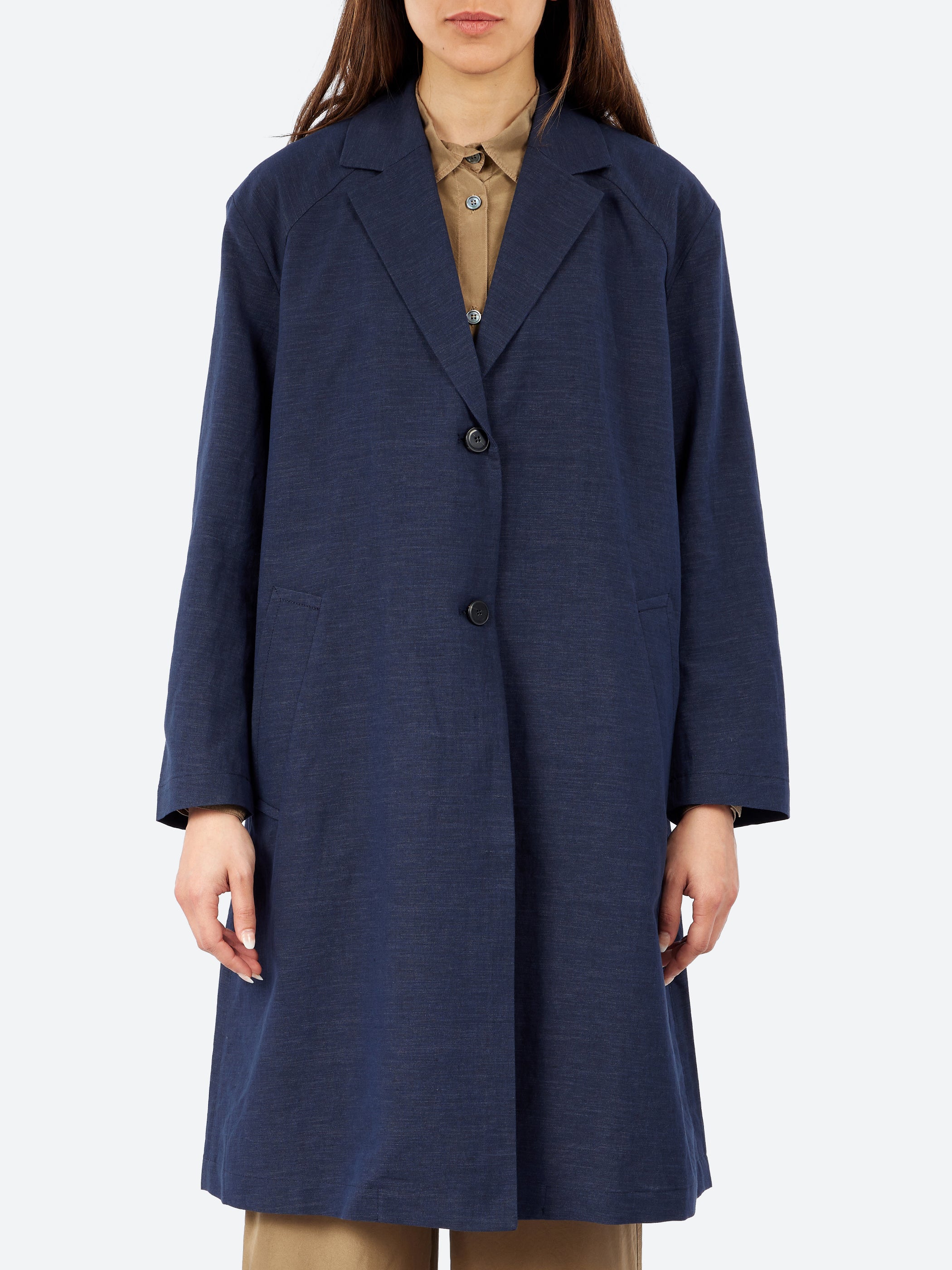 Linen and Cotton Panama Coat