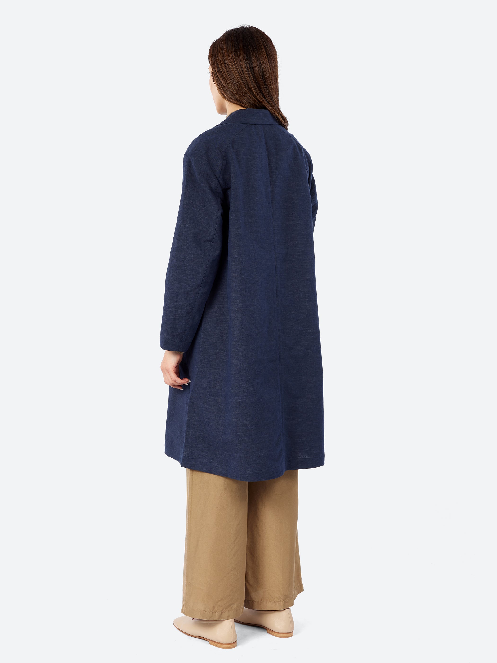 Linen and Cotton Panama Coat