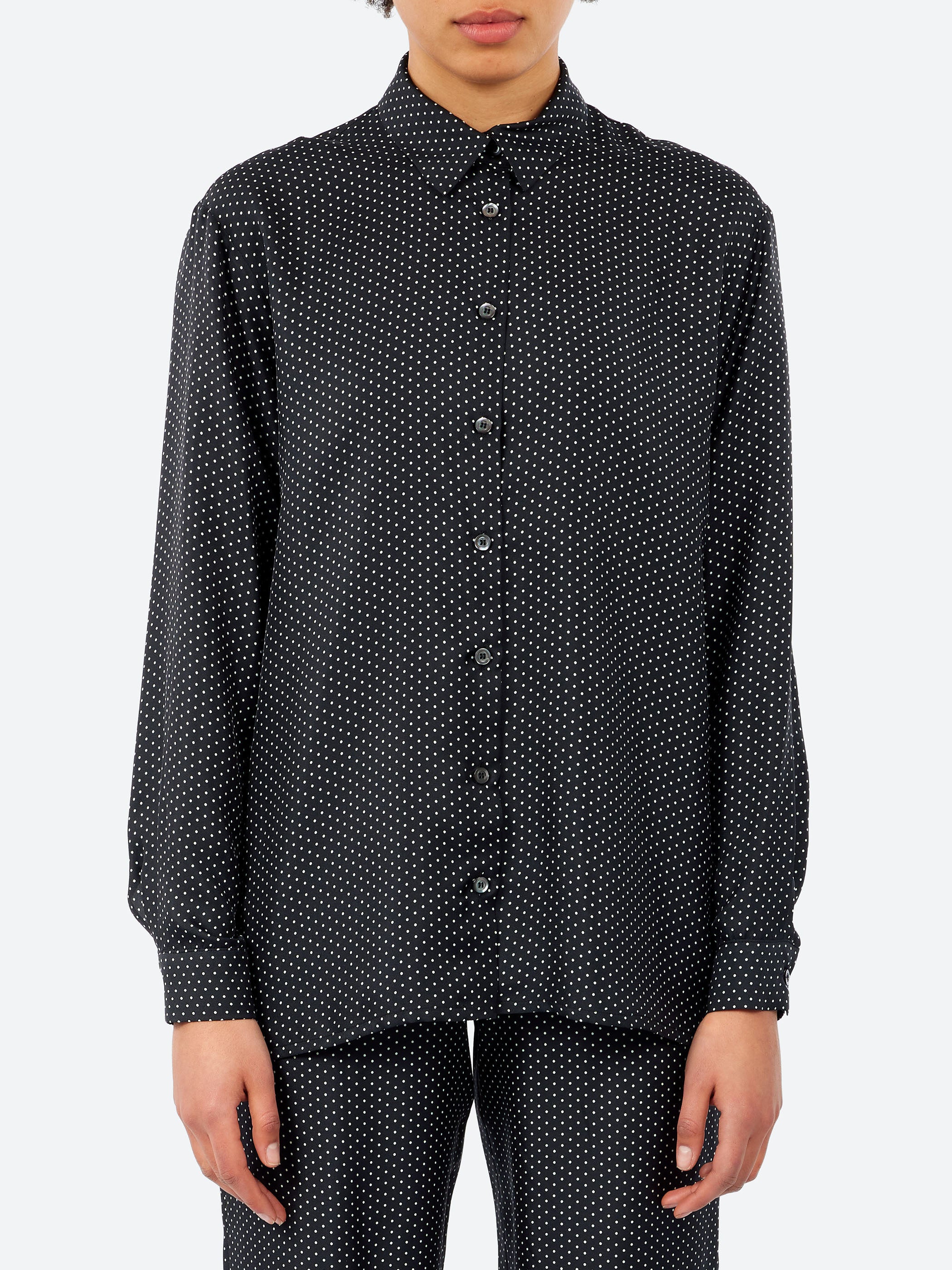 Polka Dot Oversize Shirt