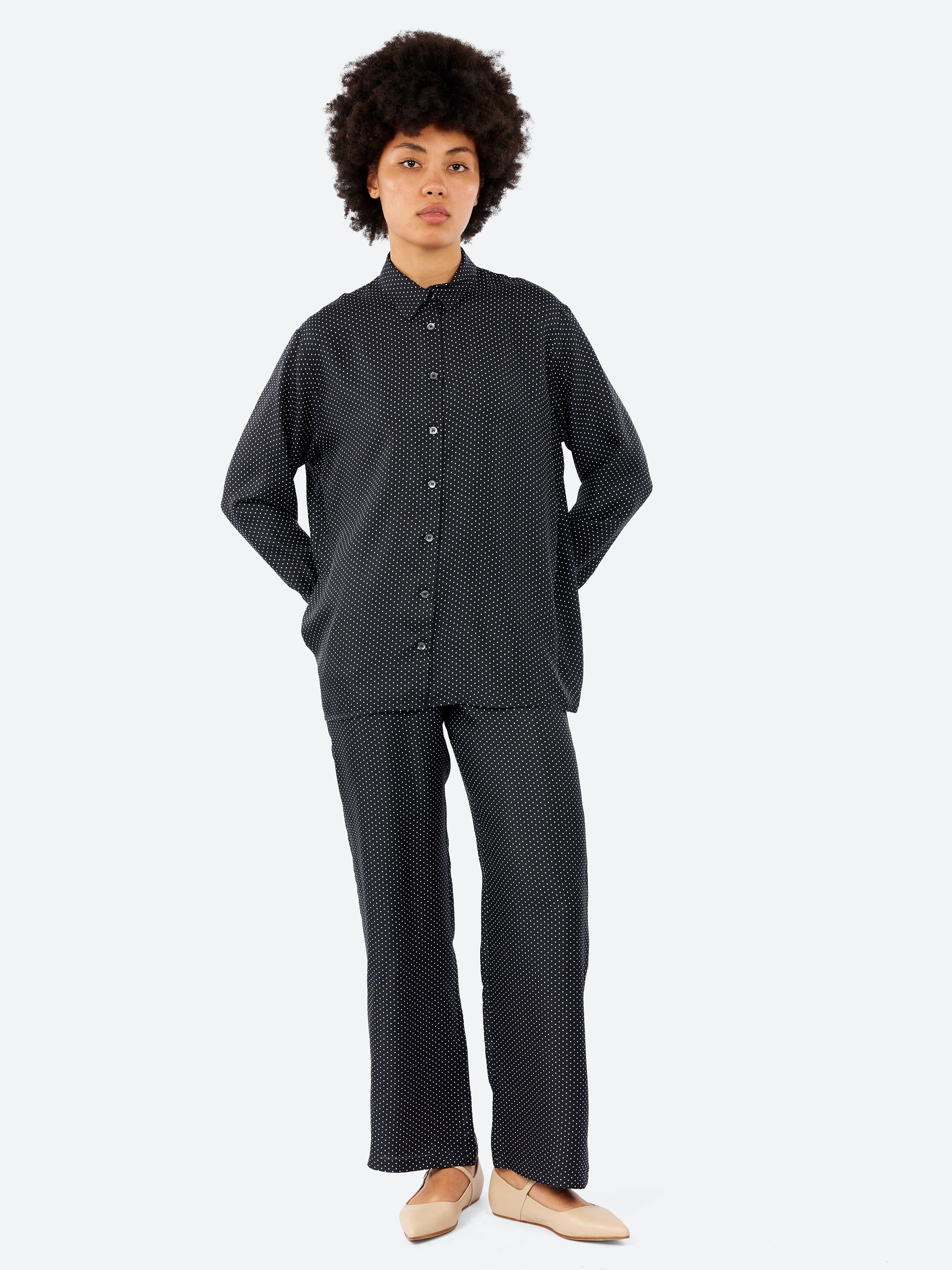 Polka Dot Oversize Shirt