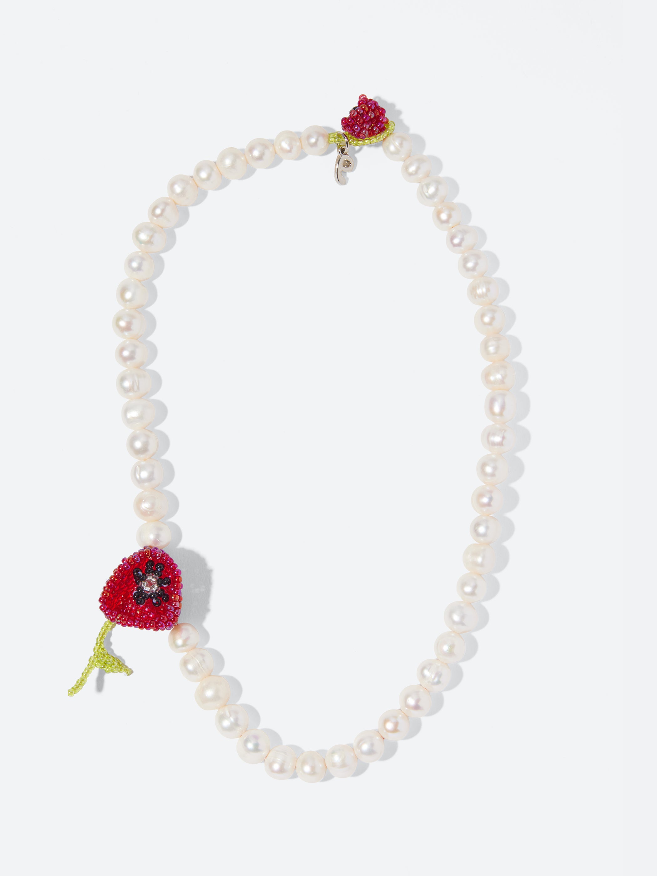 Pearl Poppy Necklace