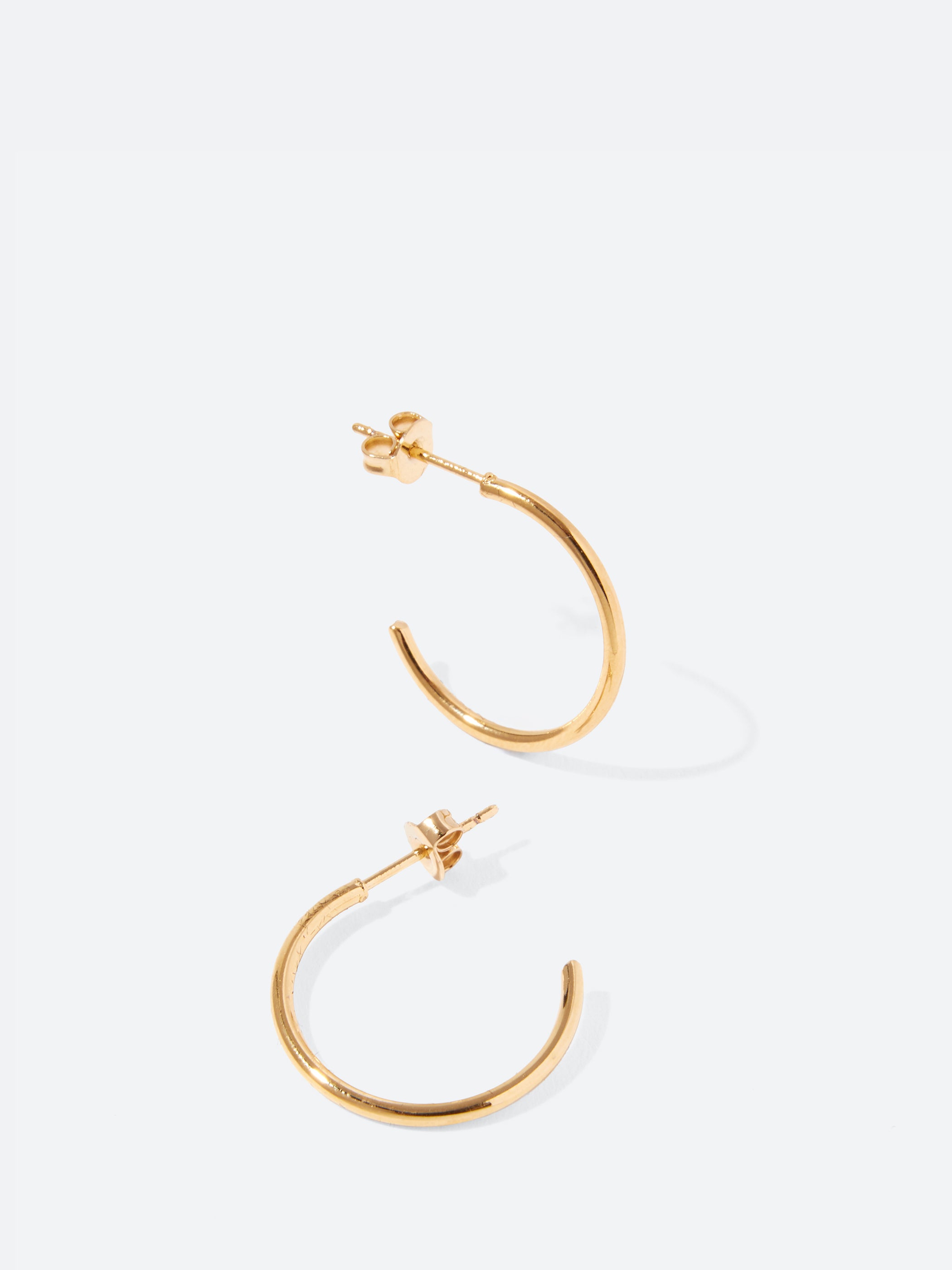 Benny Round Hoop Earrings