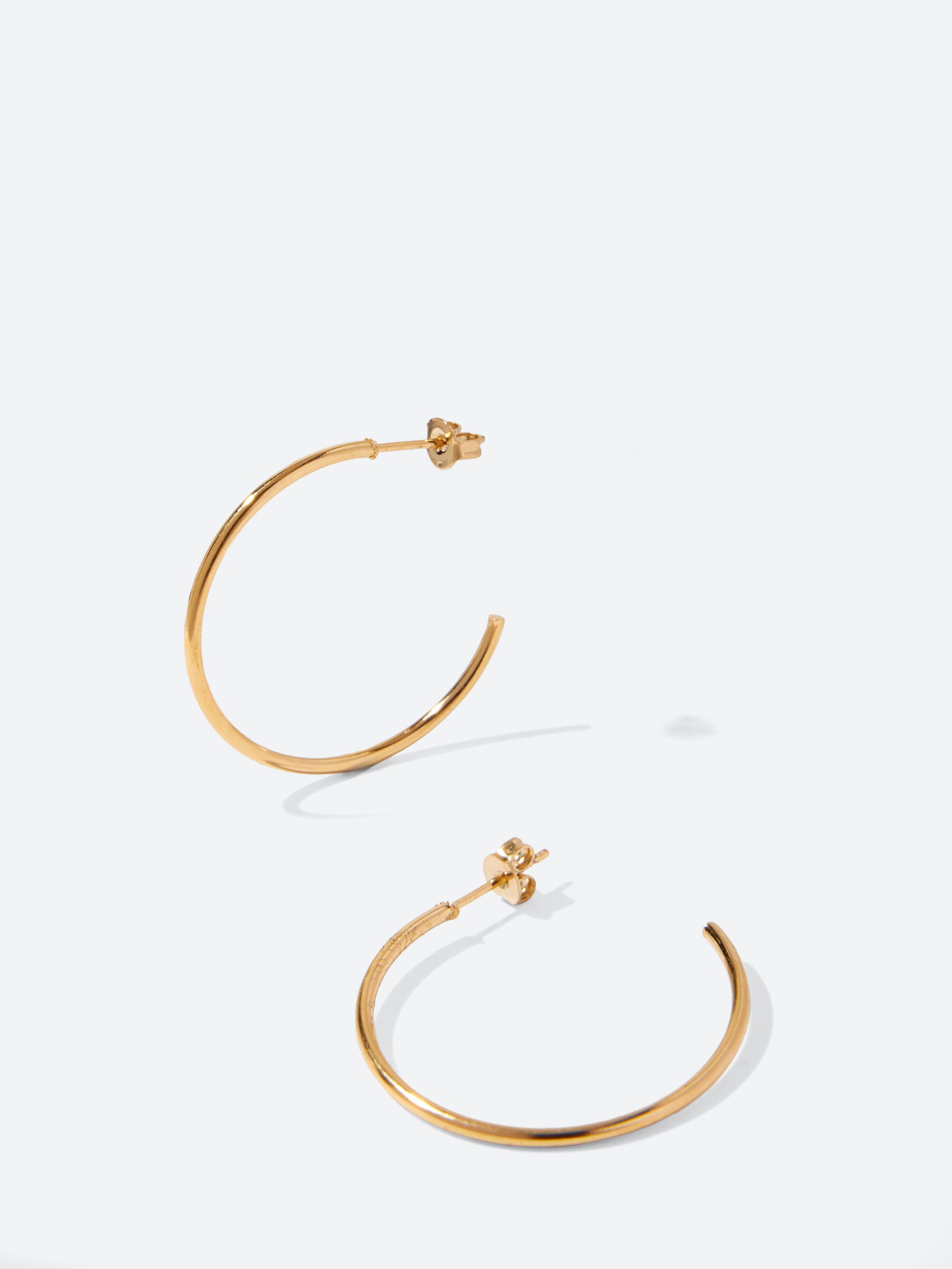 Lola Round Hoop Earrings
