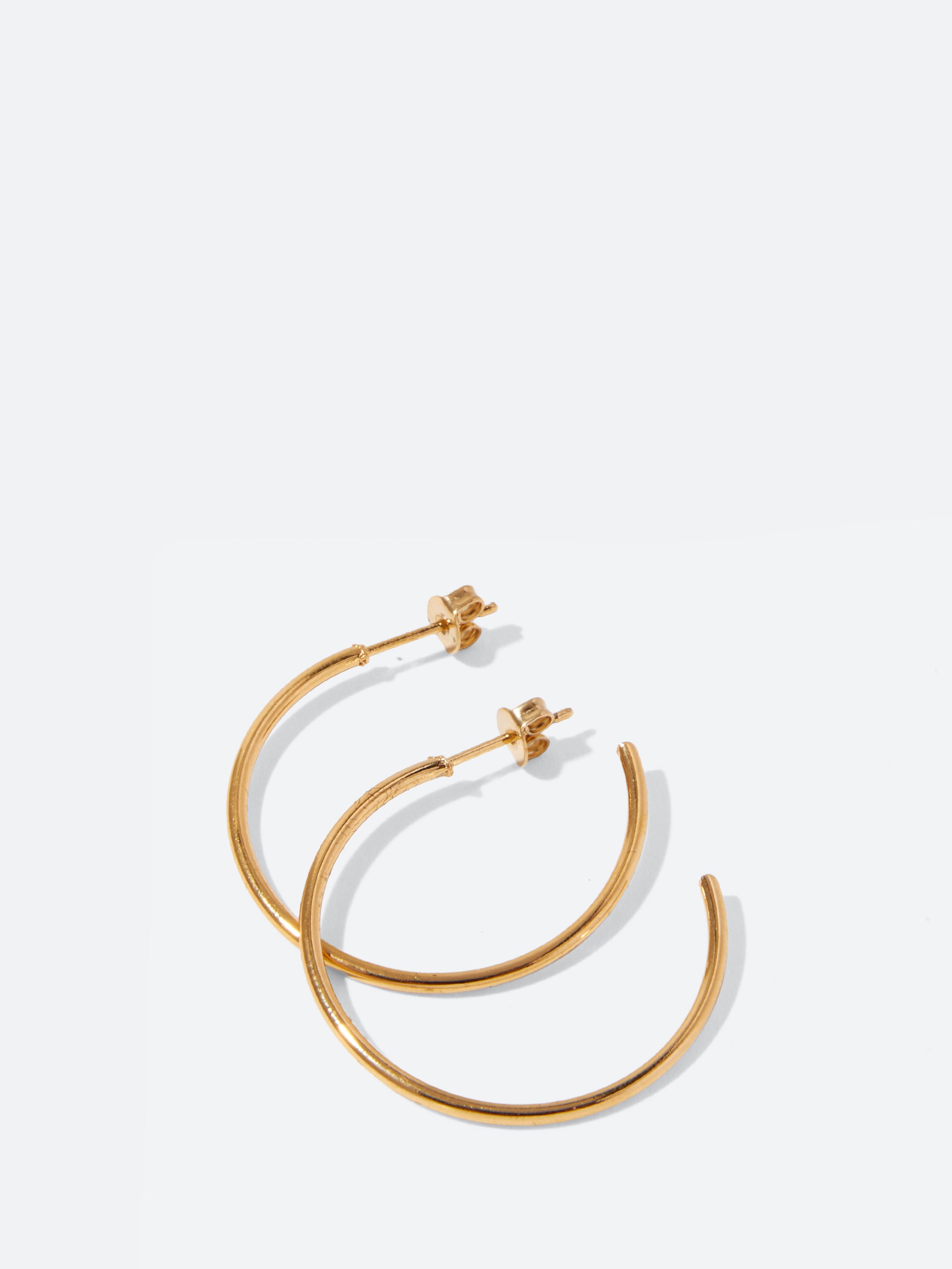 Lola Round Hoop Earrings