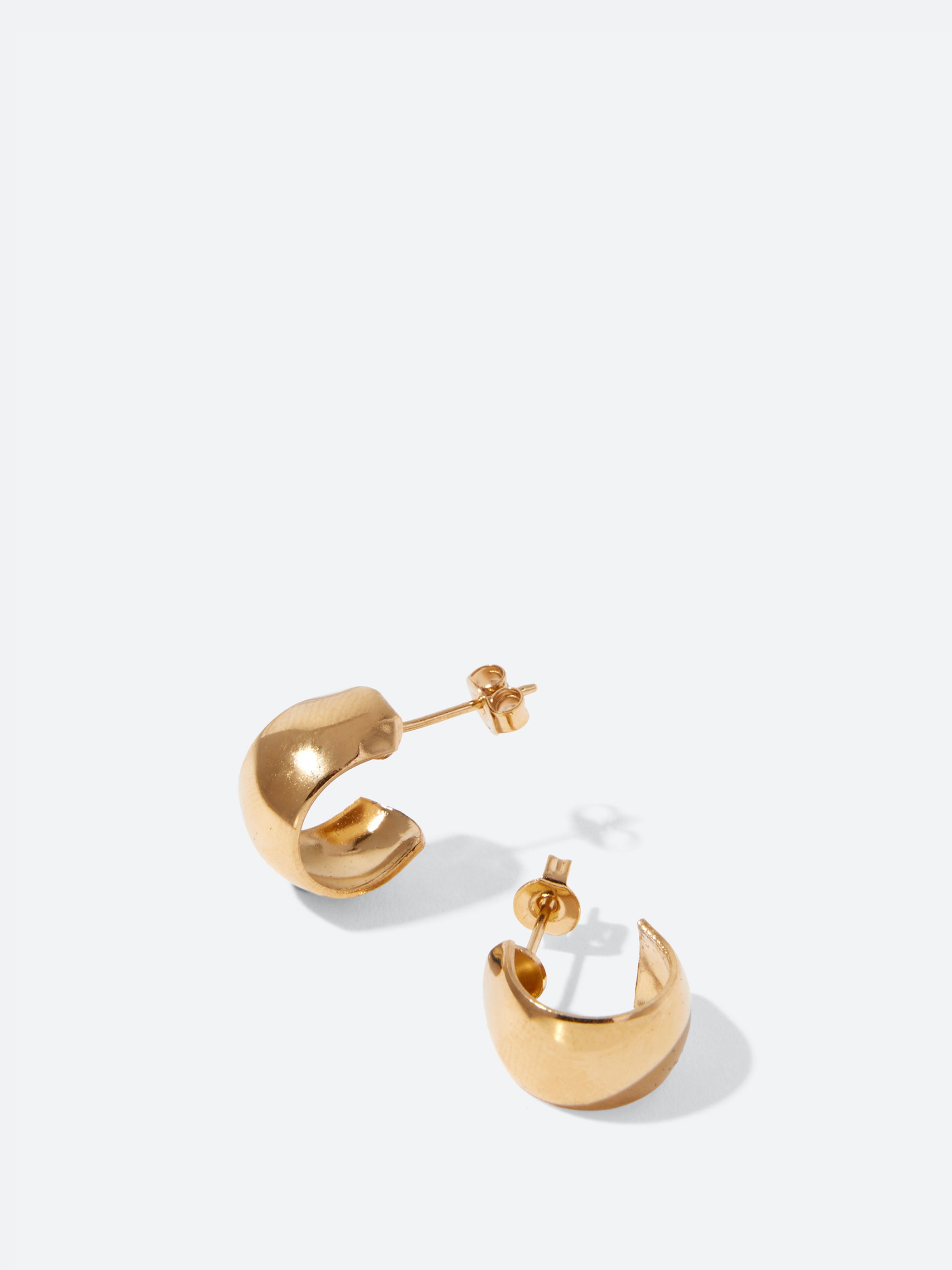 Farkey Wide Round Hoop Earrings