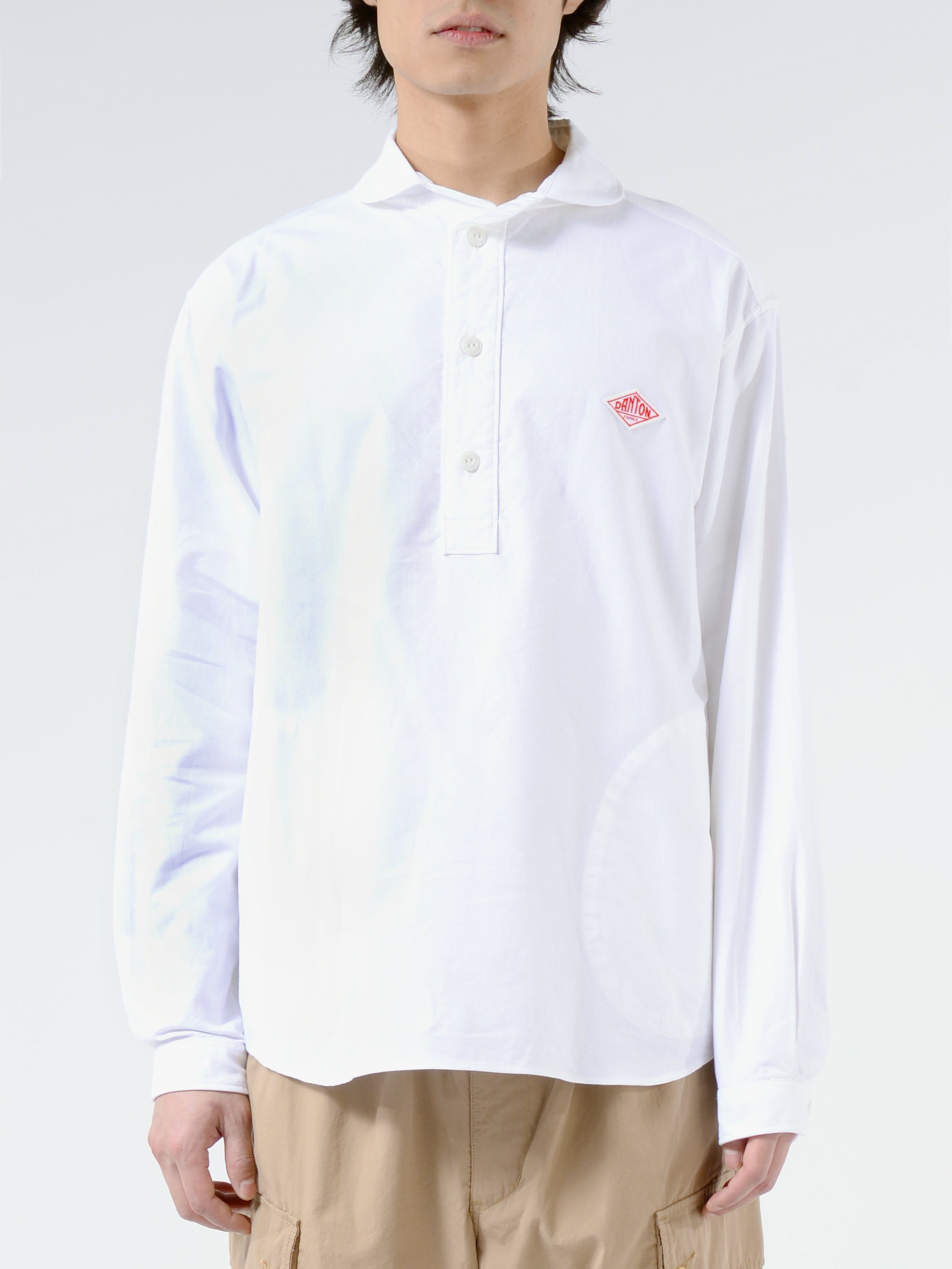 Round Collar L/S Shirt