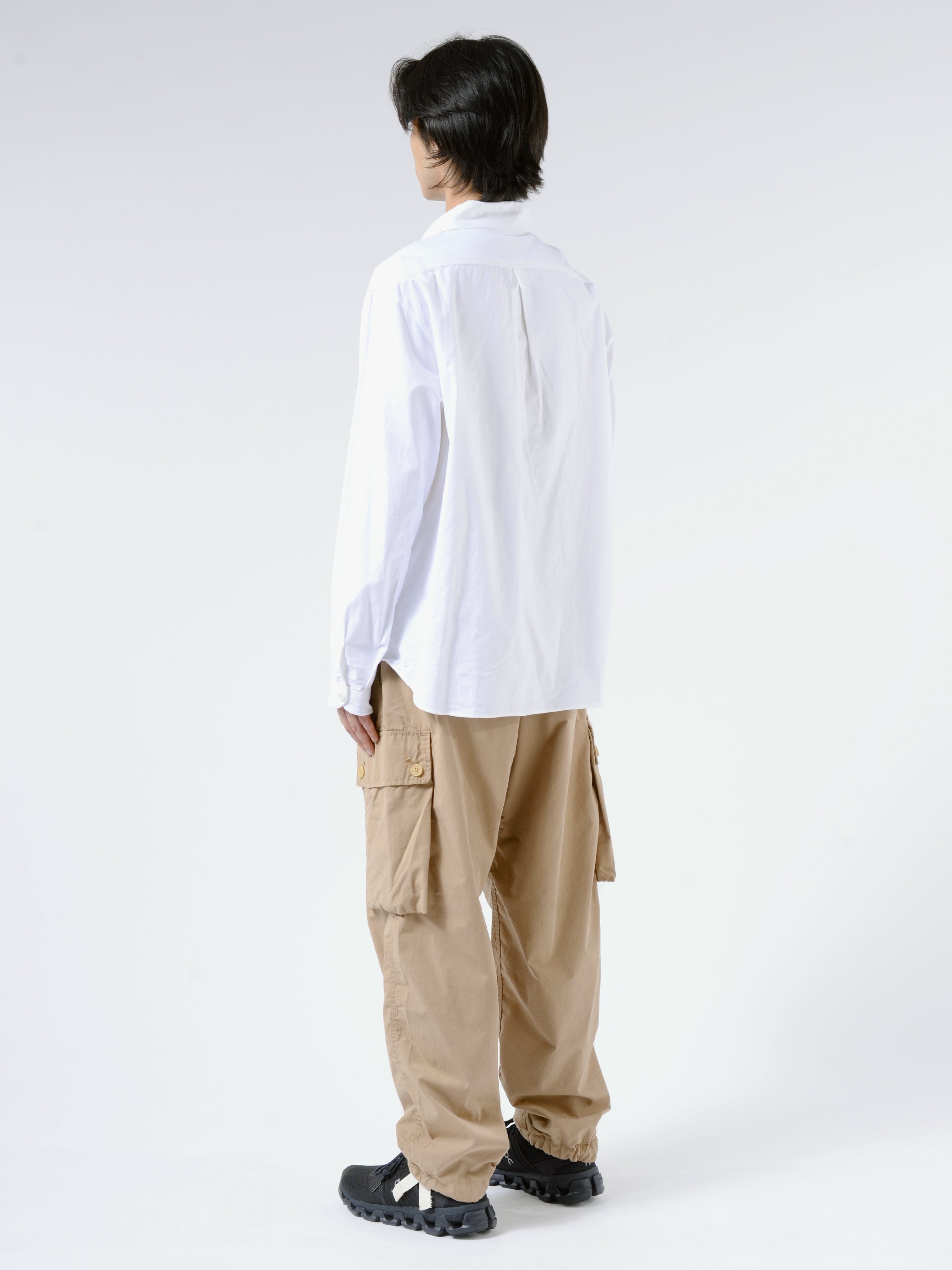 Round Collar L/S Shirt