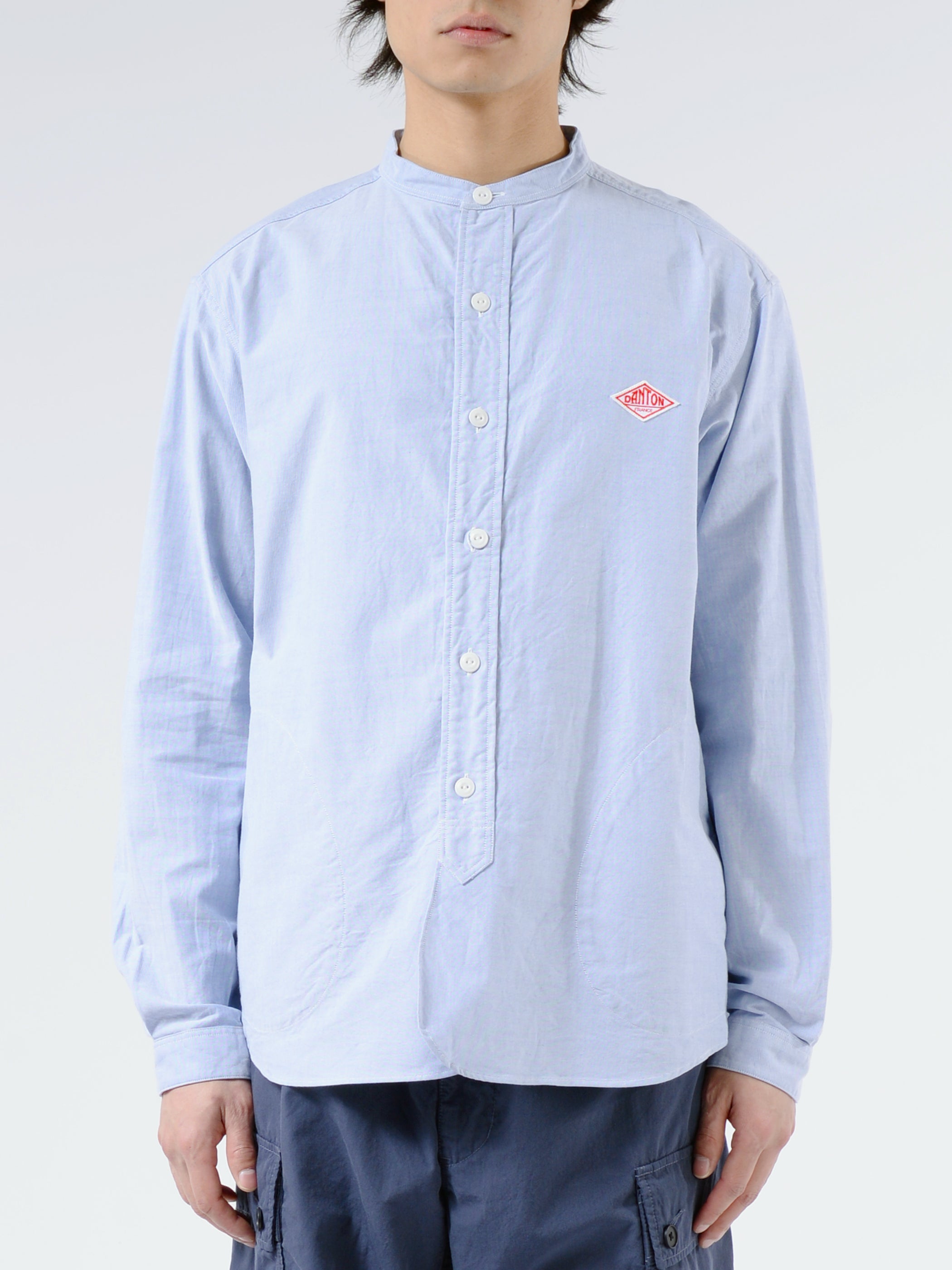 Oxford Band Collar L/S Shirt