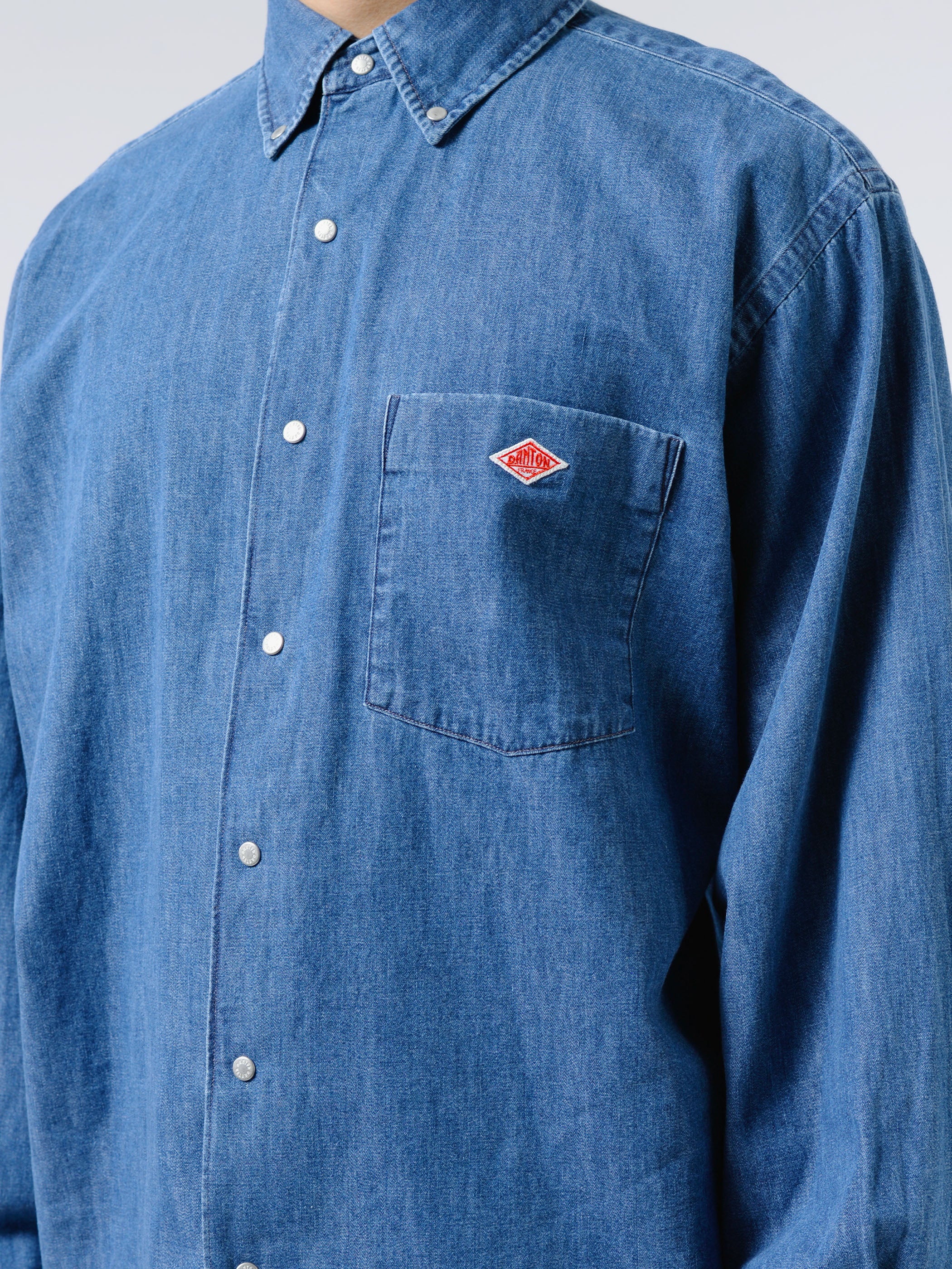 Men's Denim Dungaree B.D. Shirt