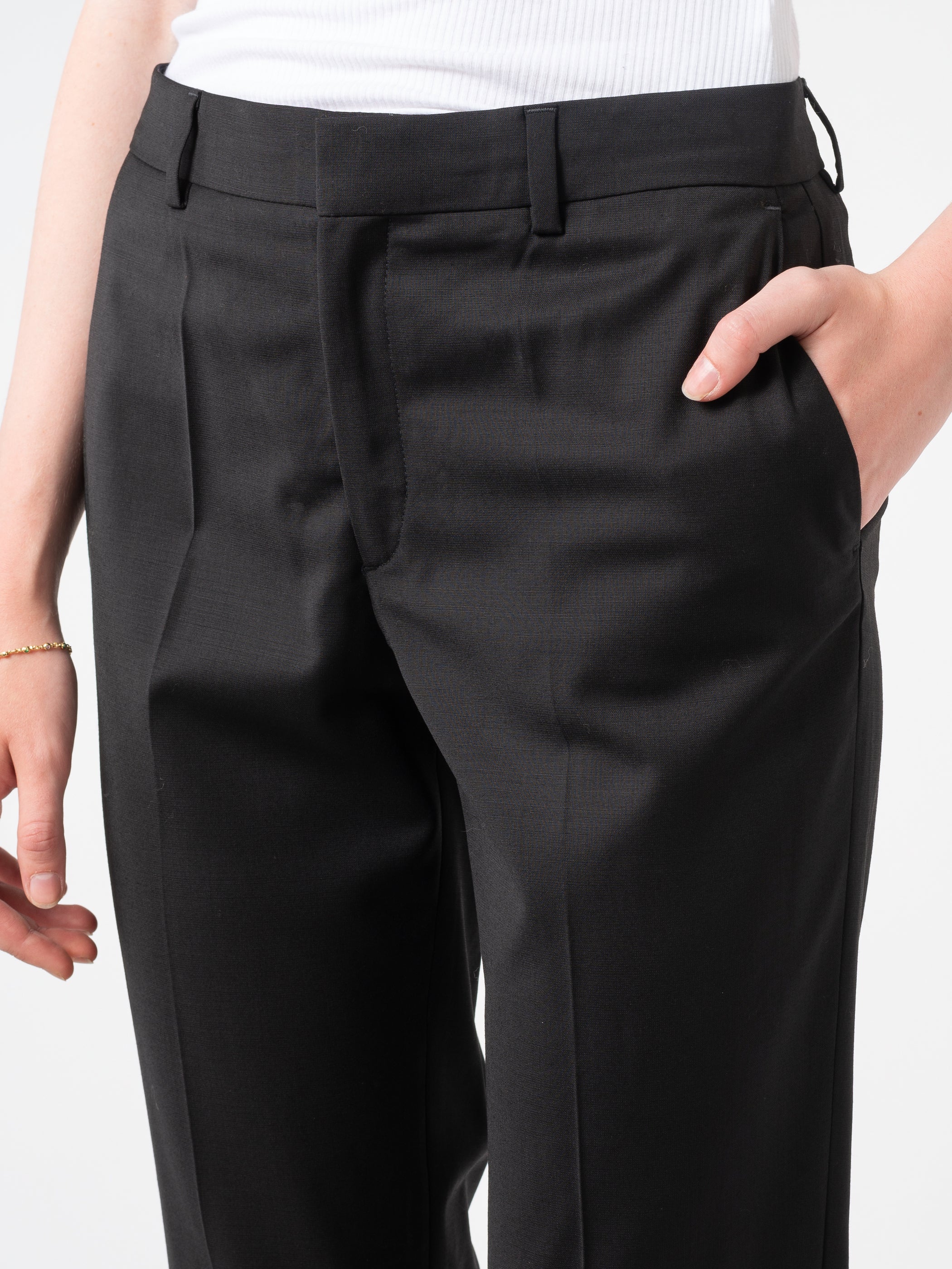 Emma Cropped Cool Wool Trouser